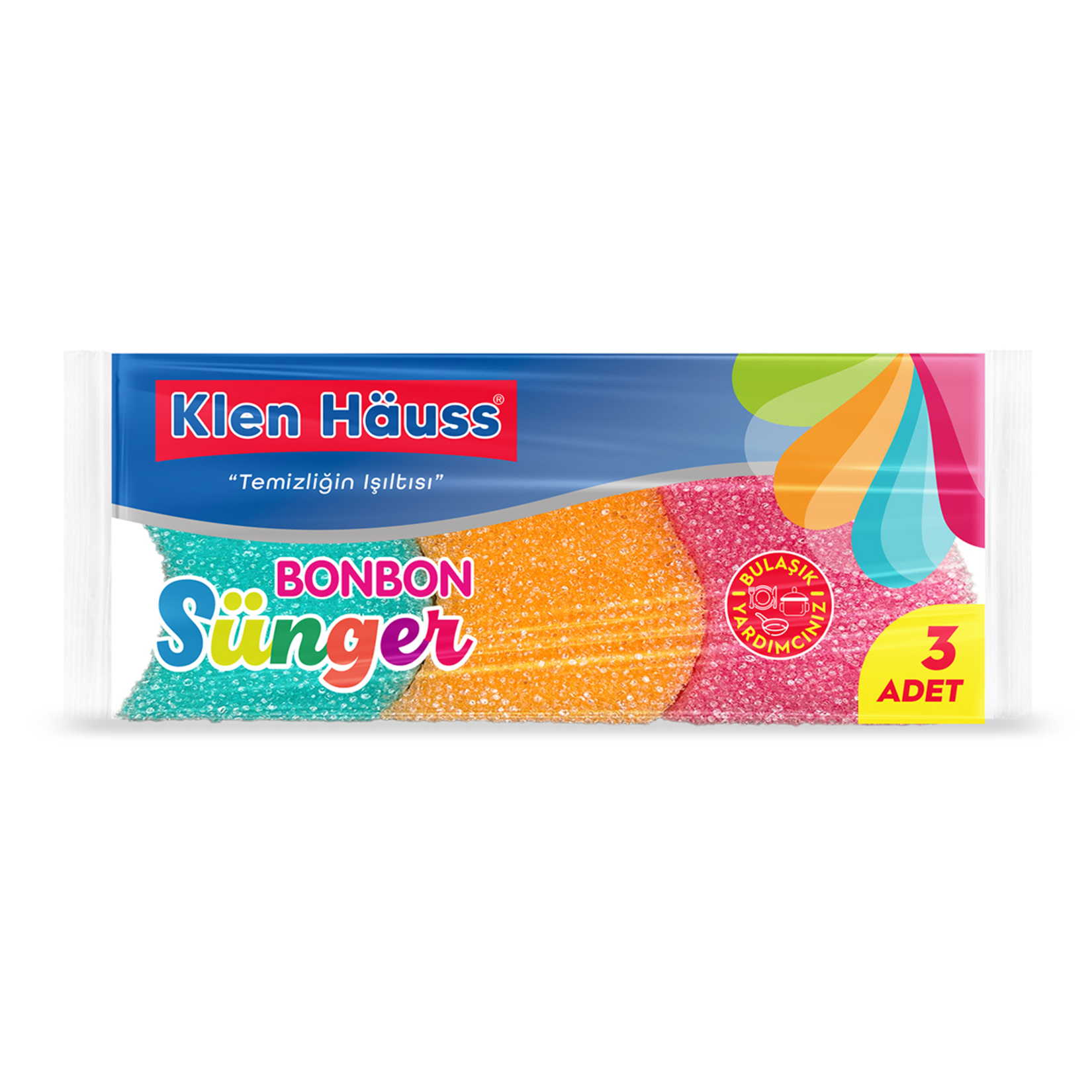 Klen Hauss Bonbon Sünger 3'lü