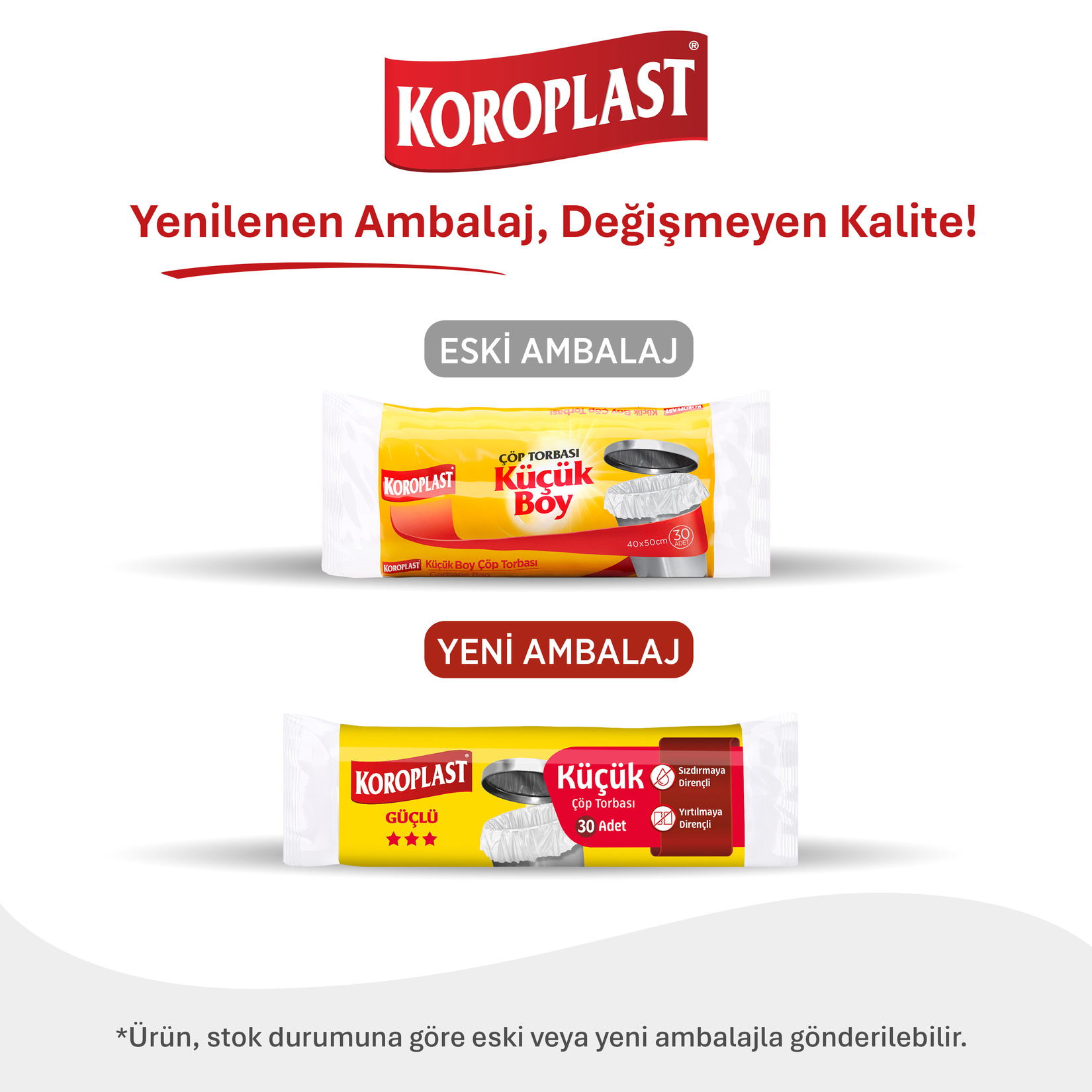 Koroplast Küçük Boy Çöp Torbası 30'lu - Görsel 2