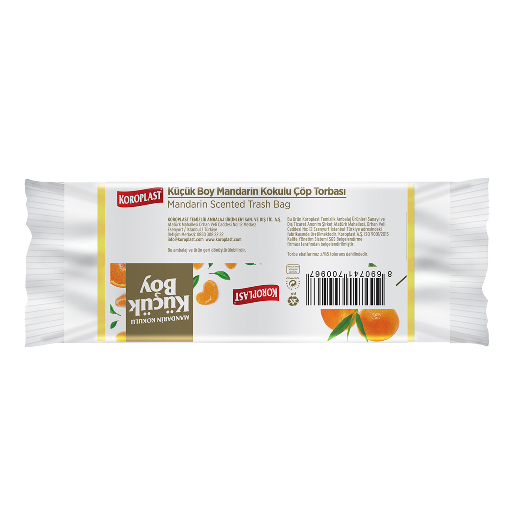 Koroplast Mandarin Çöp Torbası Küçük Boy 30'lu - Görsel 2