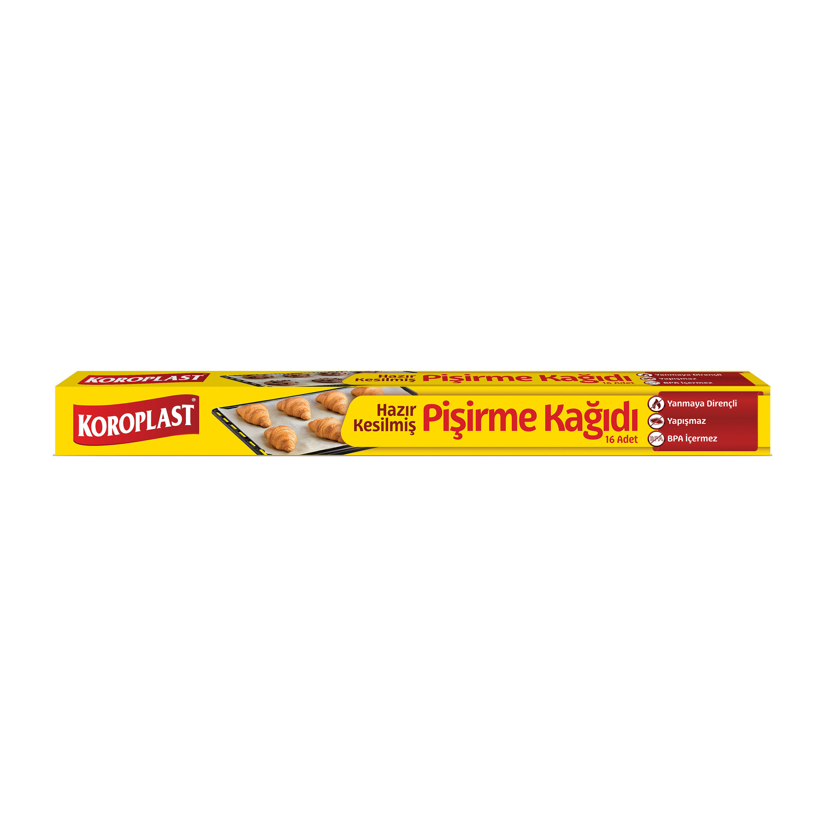 Koroplast Pişirme Kağıdı Hazır Kesilmiş 16'lı - Görsel 1