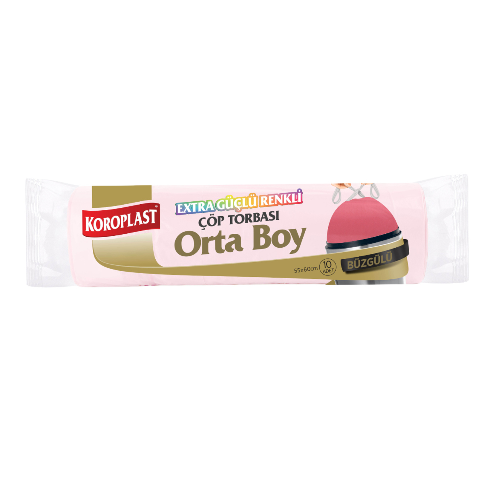 Koroplast Renkli Çöp Torbası Orta Boy 10'lu - Görsel 2
