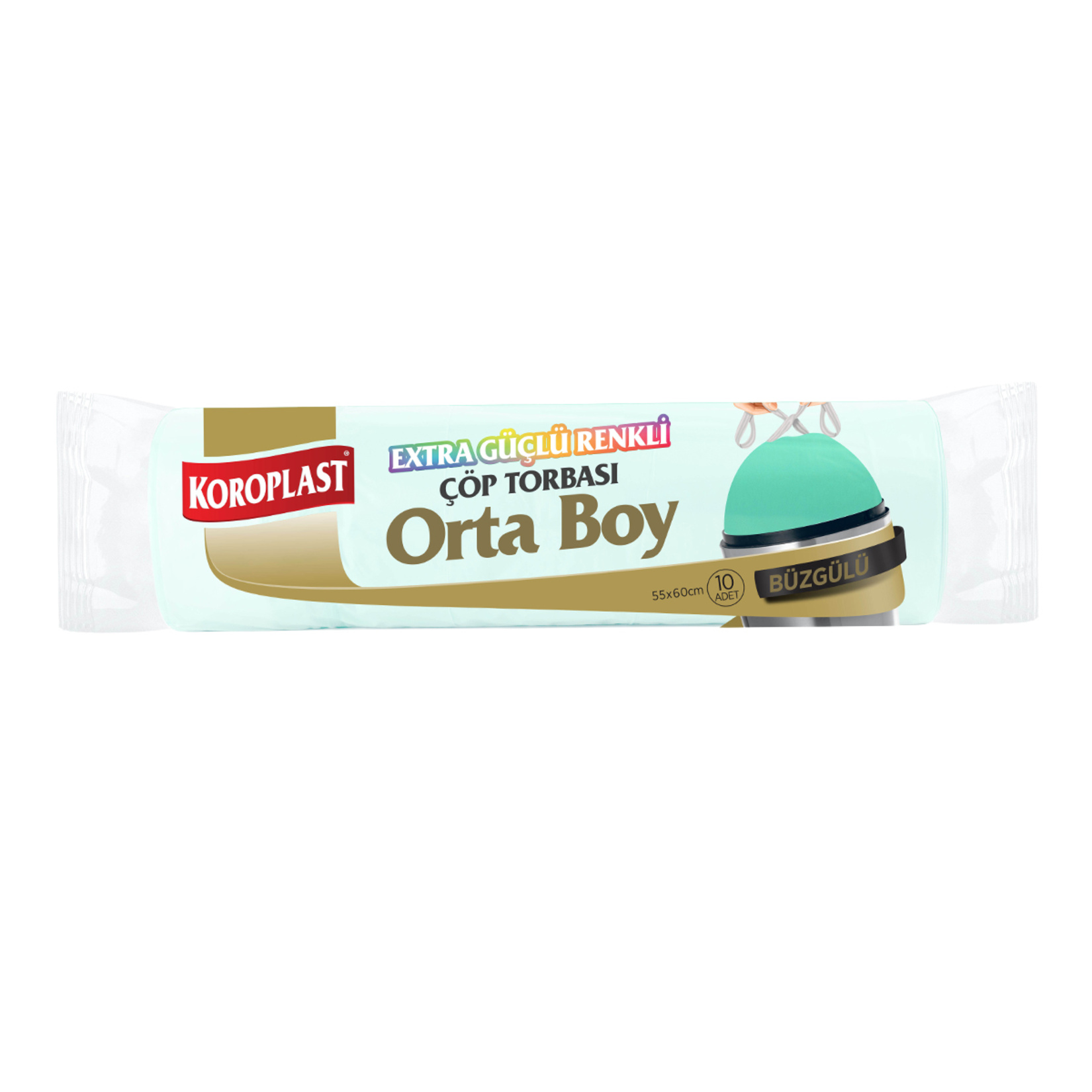 Koroplast Renkli Çöp Torbası Orta Boy 10'lu - Görsel 3