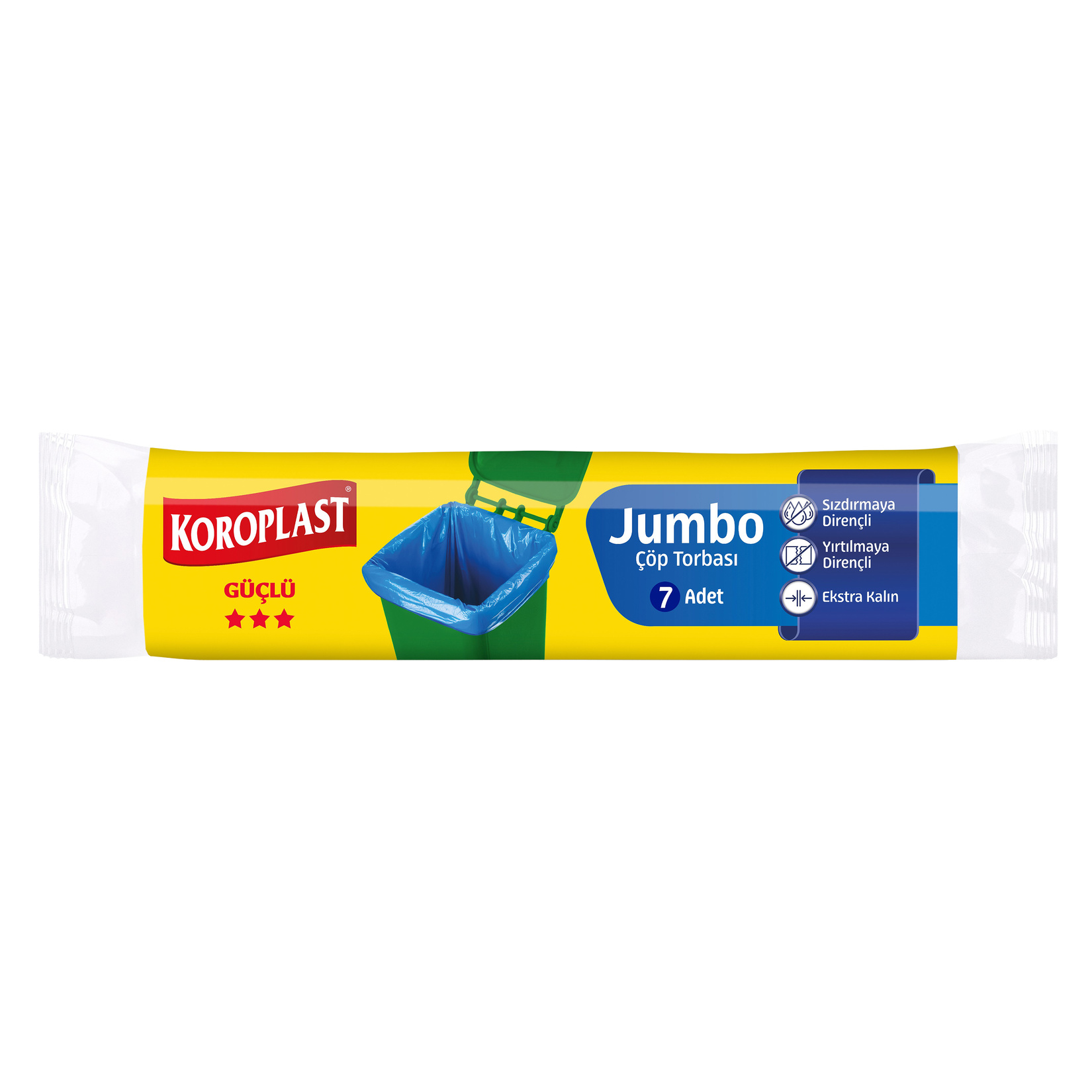 Koroplast Çöp Torbası Jumbo Boy 7'li - Görsel 1