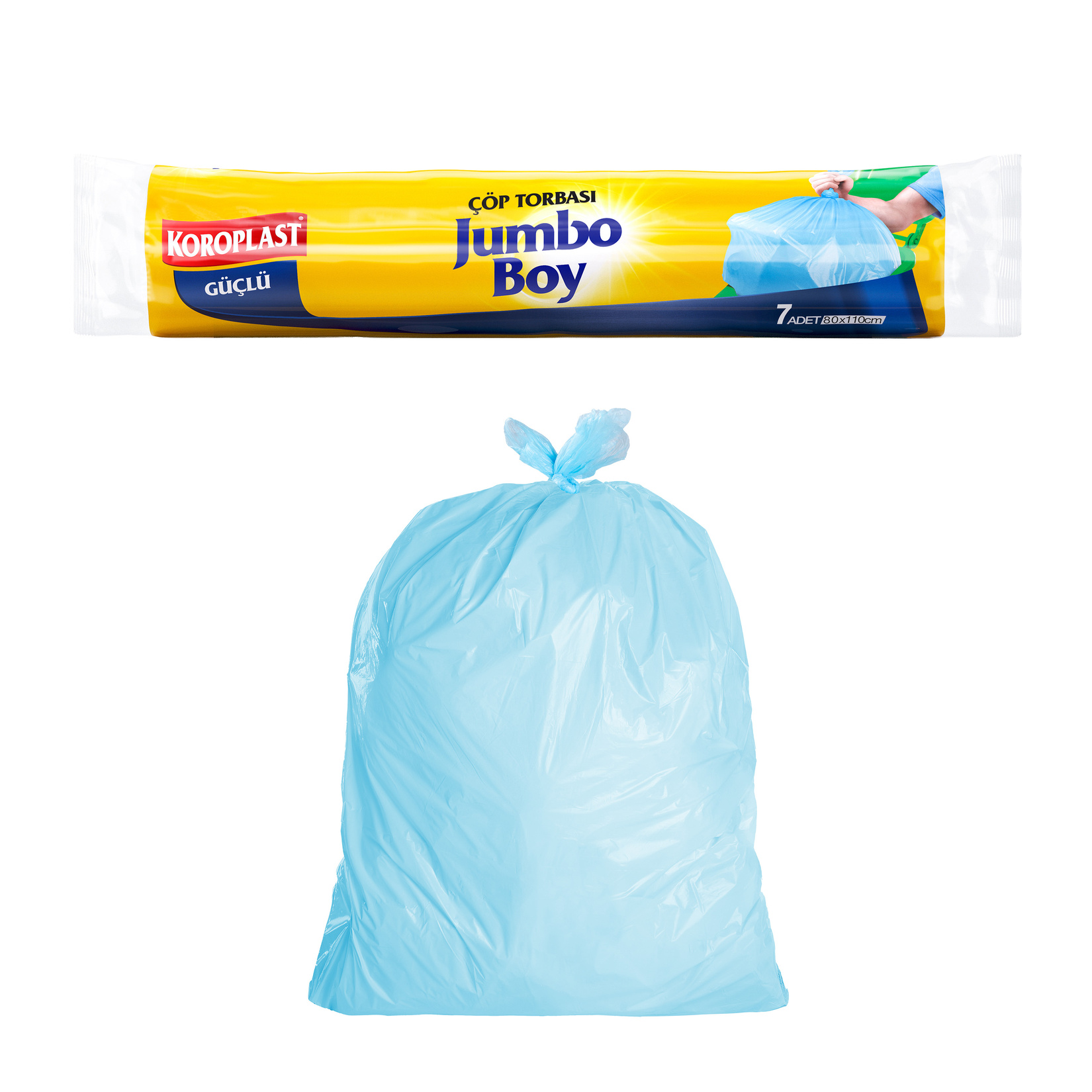 Koroplast Çöp Torbası Jumbo Boy 7'li - Görsel 3