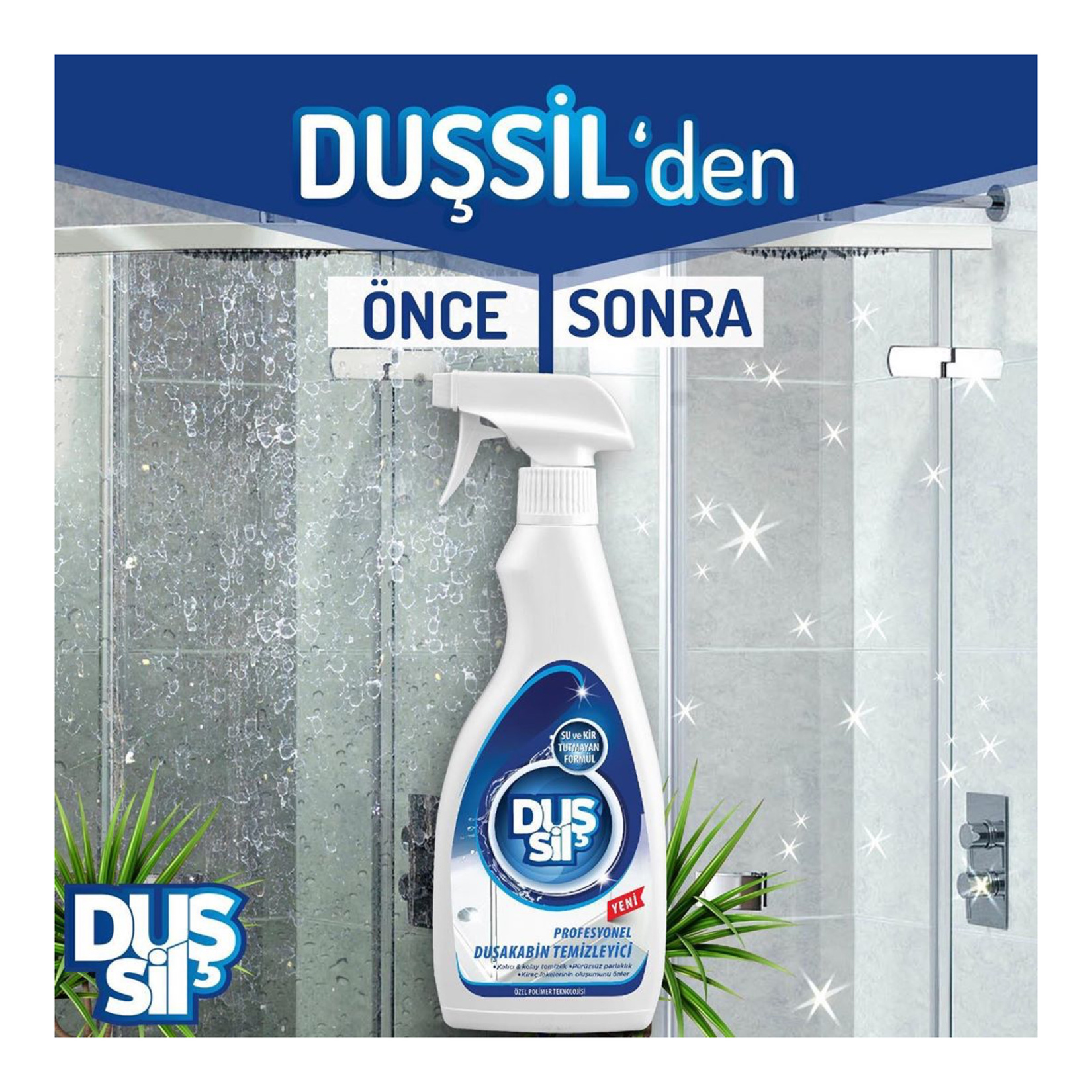 Duşsil Profesyonel Duşakabin Temizleyici 500 Ml - Görsel 4