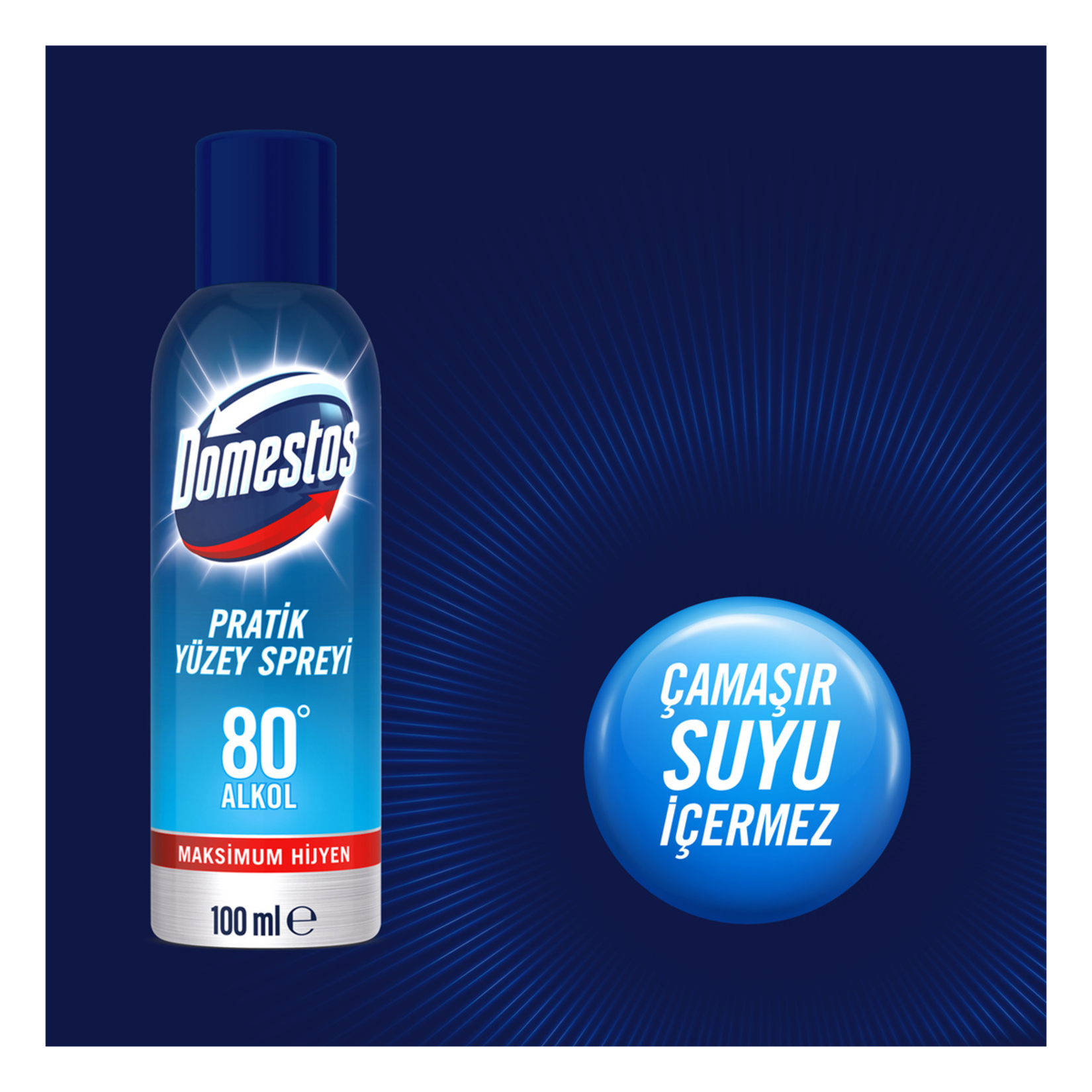 Domestos Pratik Yüzey Spreyi Maksimum Hijyen Alkol Bazlı 100 Ml - Görsel 4