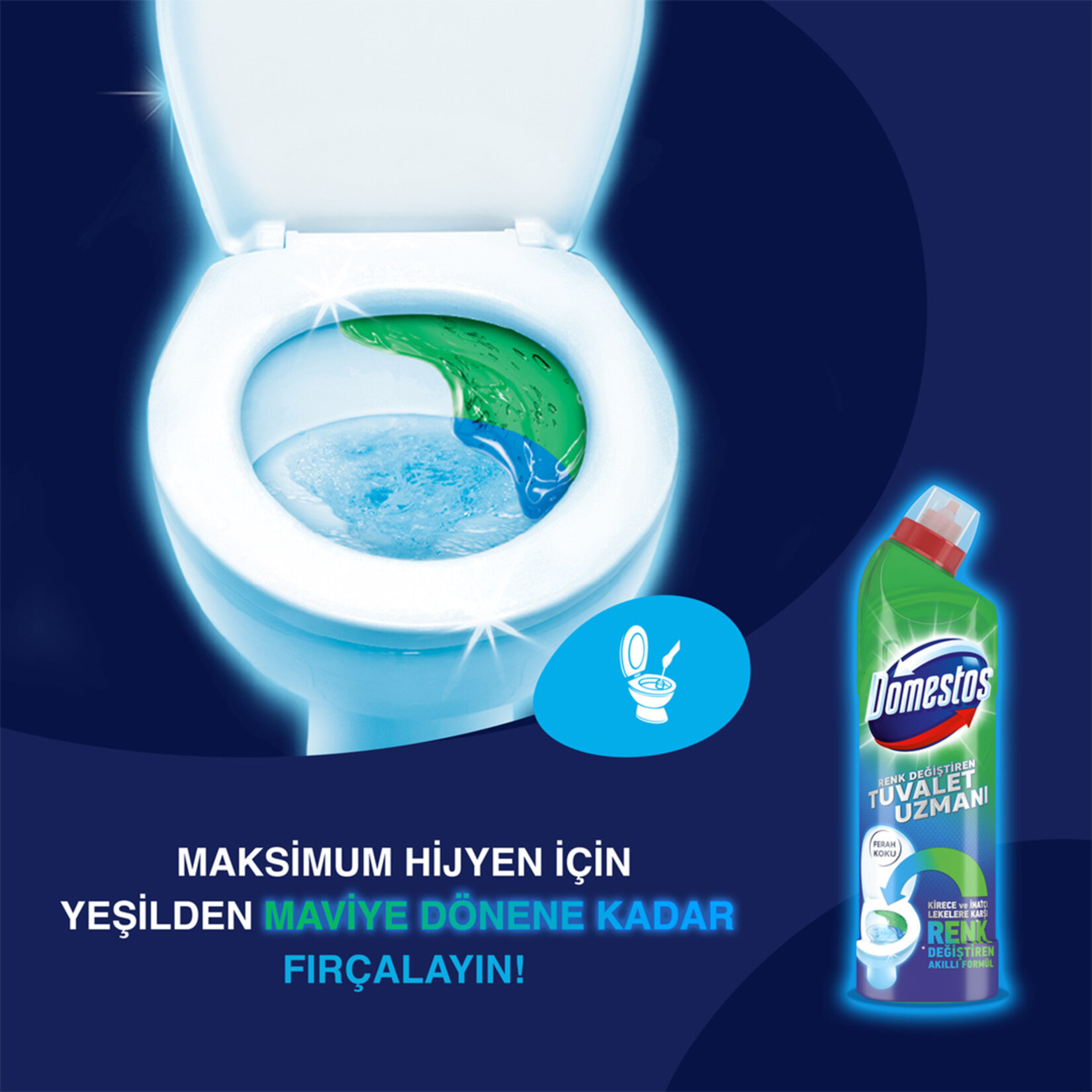 Domestos Sıvı Tuvalet Temizleyici 2 X 750 Ml - Görsel 4