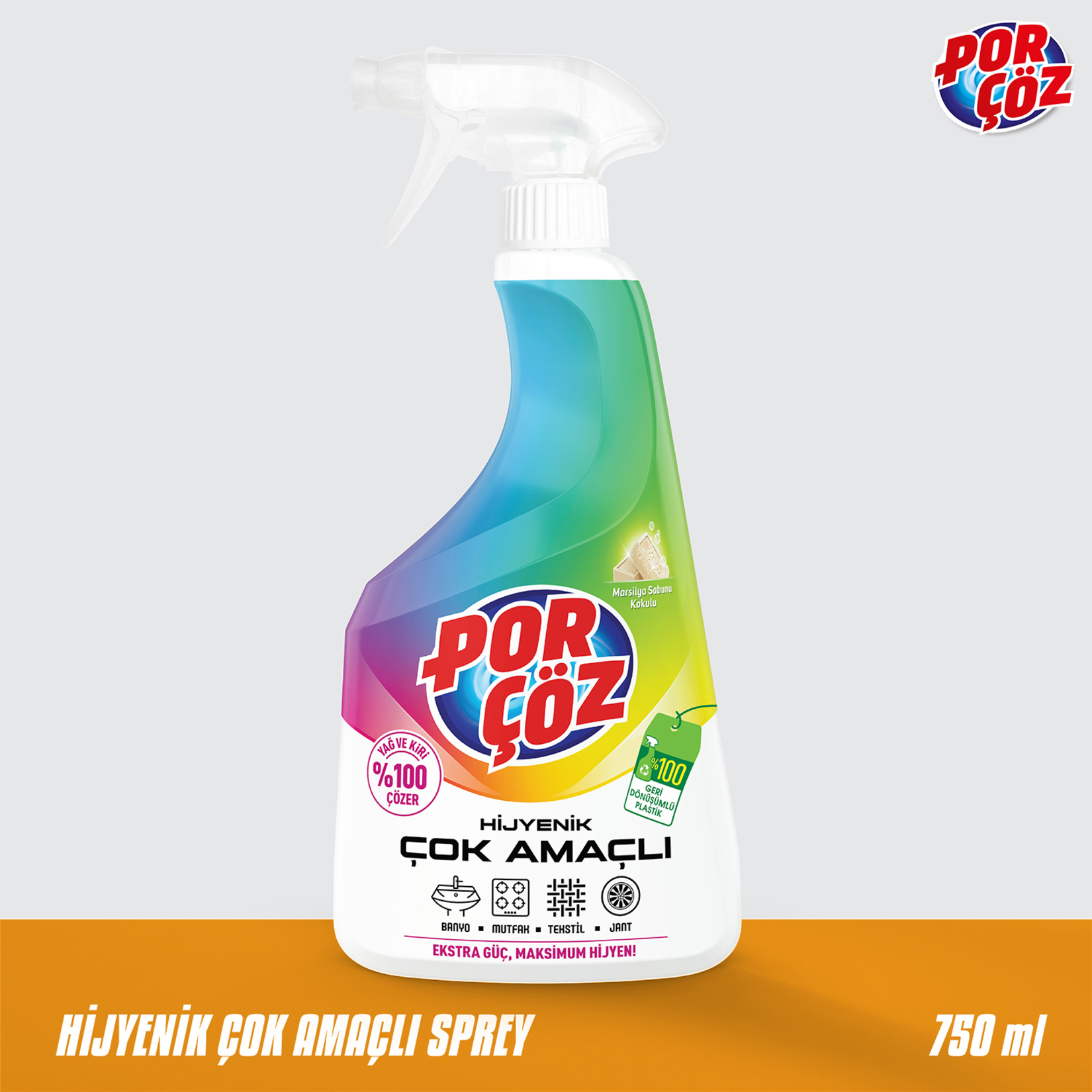 Porçöz Çok Amaçlı Sprey 750 Ml - Görsel 2