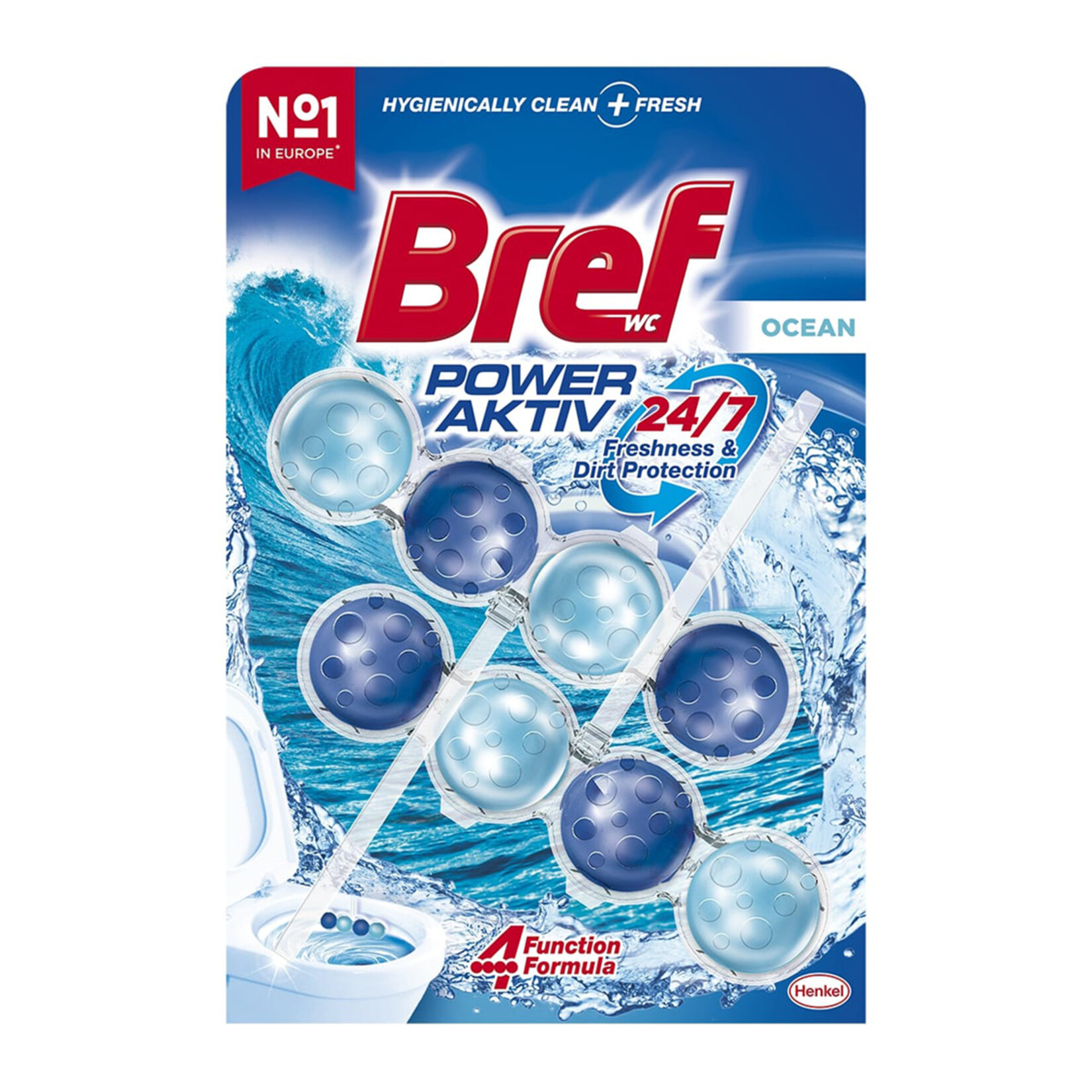 Bref Power Aktiv Wc Blok Okyanus 2 x 50 G - Görsel 1