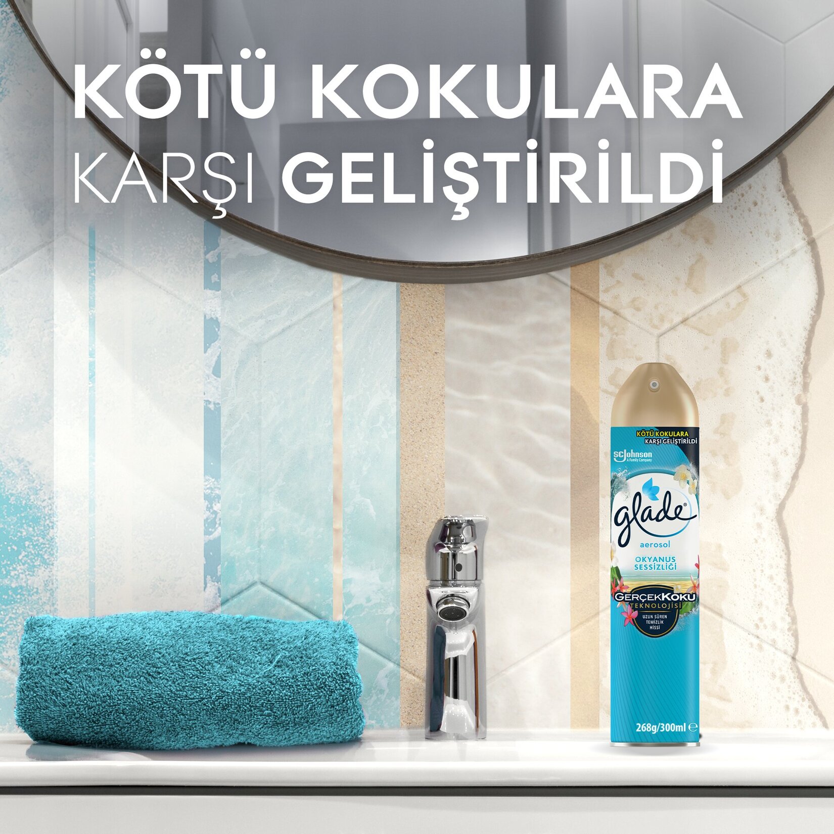 Glade Aerosol Okyanus Sessizliği 300 ML - Görsel 4