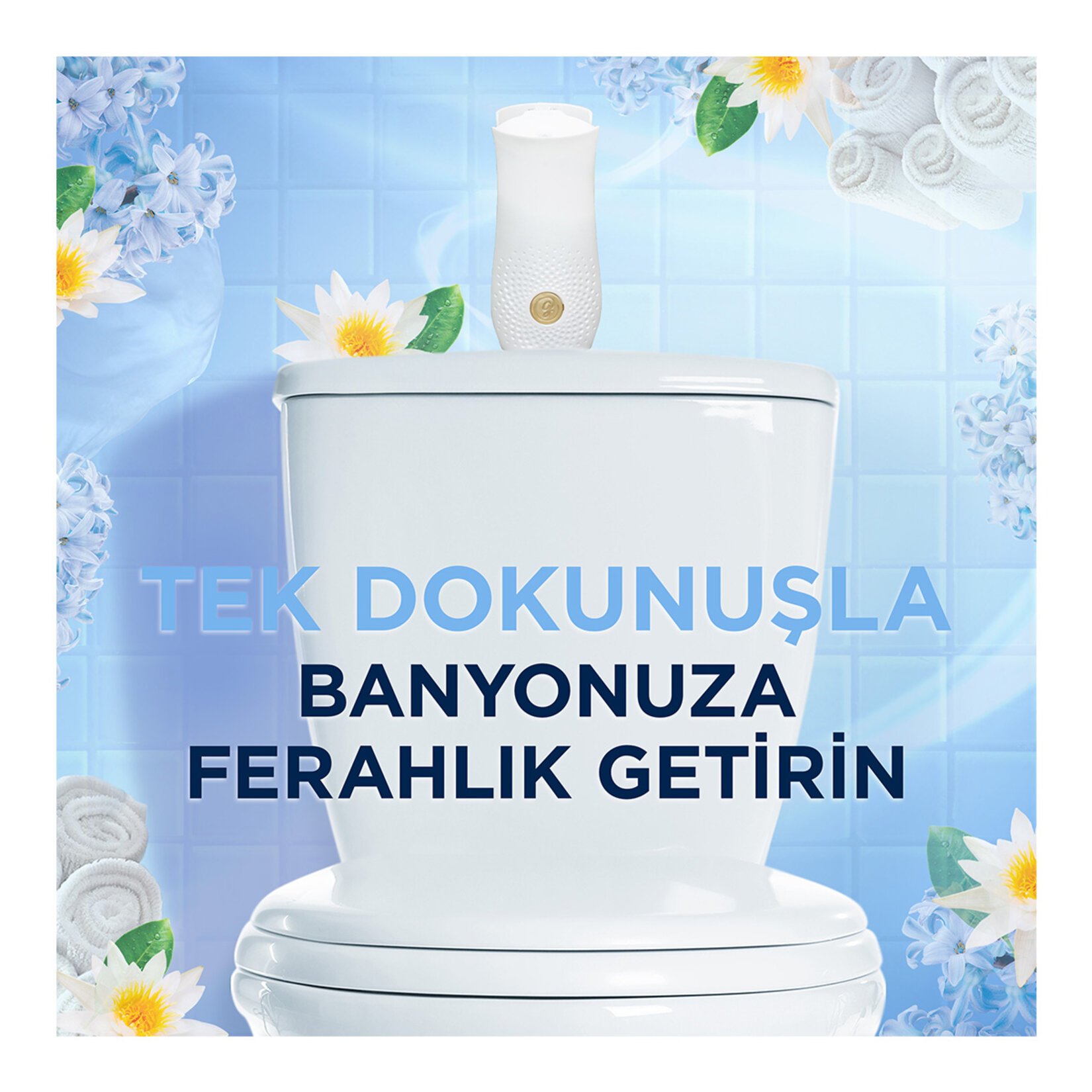 Glade Banyo Hava Tazeleyici Cihaz+Aerosol 10Ml - Görsel 4