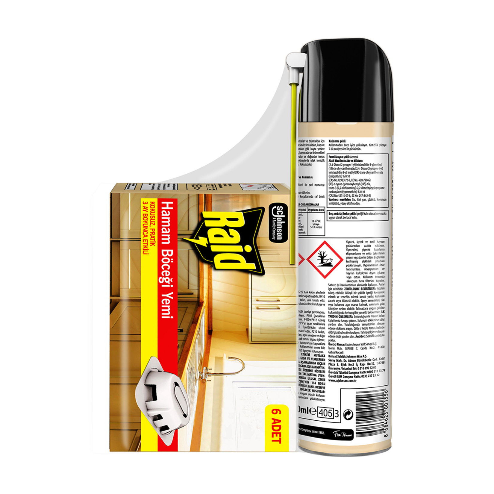 Raid Böcek Yemi & Böcek Aerosol Promo Paket 273 G - Görsel 2