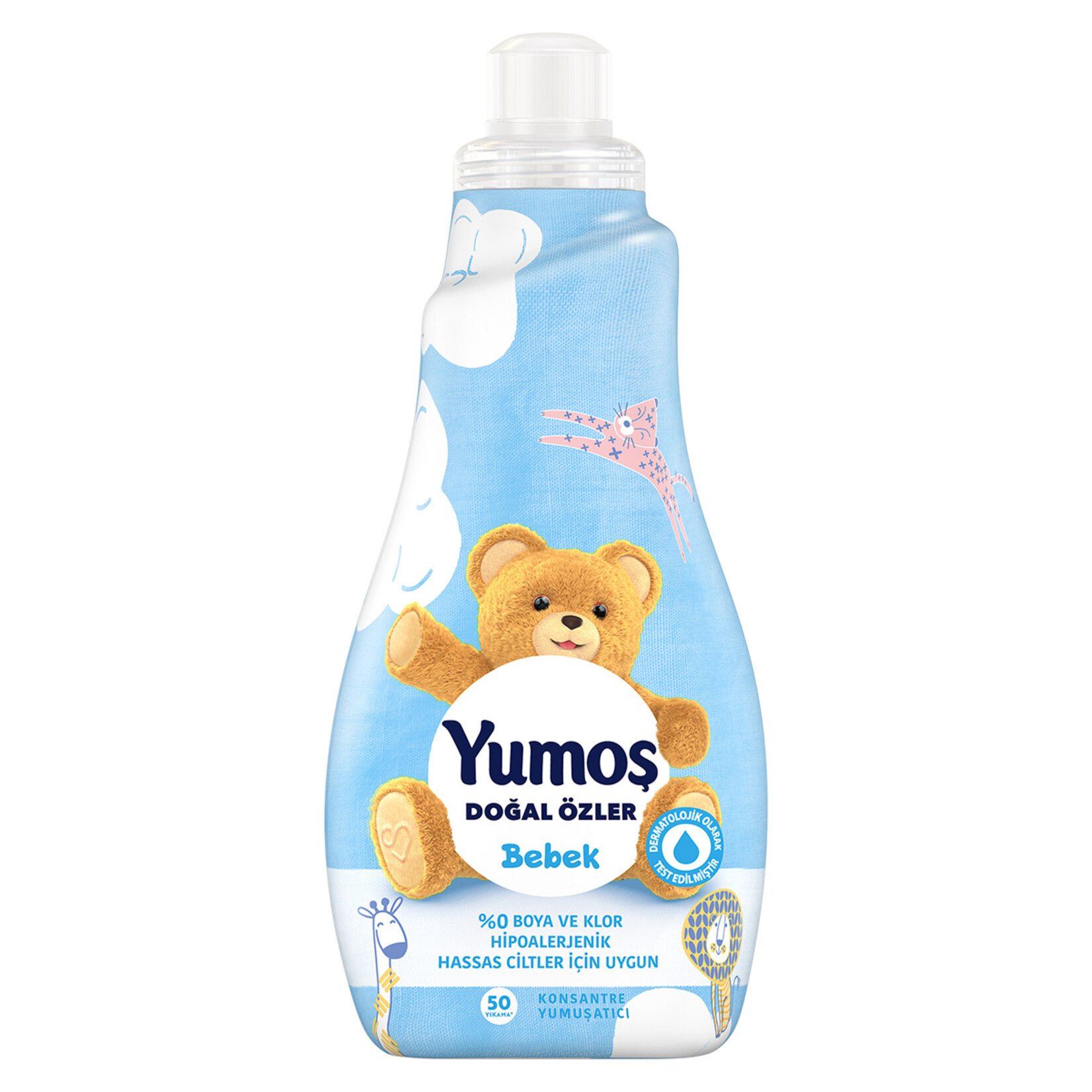Yumoş Ekstra Sensetive 50 Yıkama 1200 Ml - Görsel 1