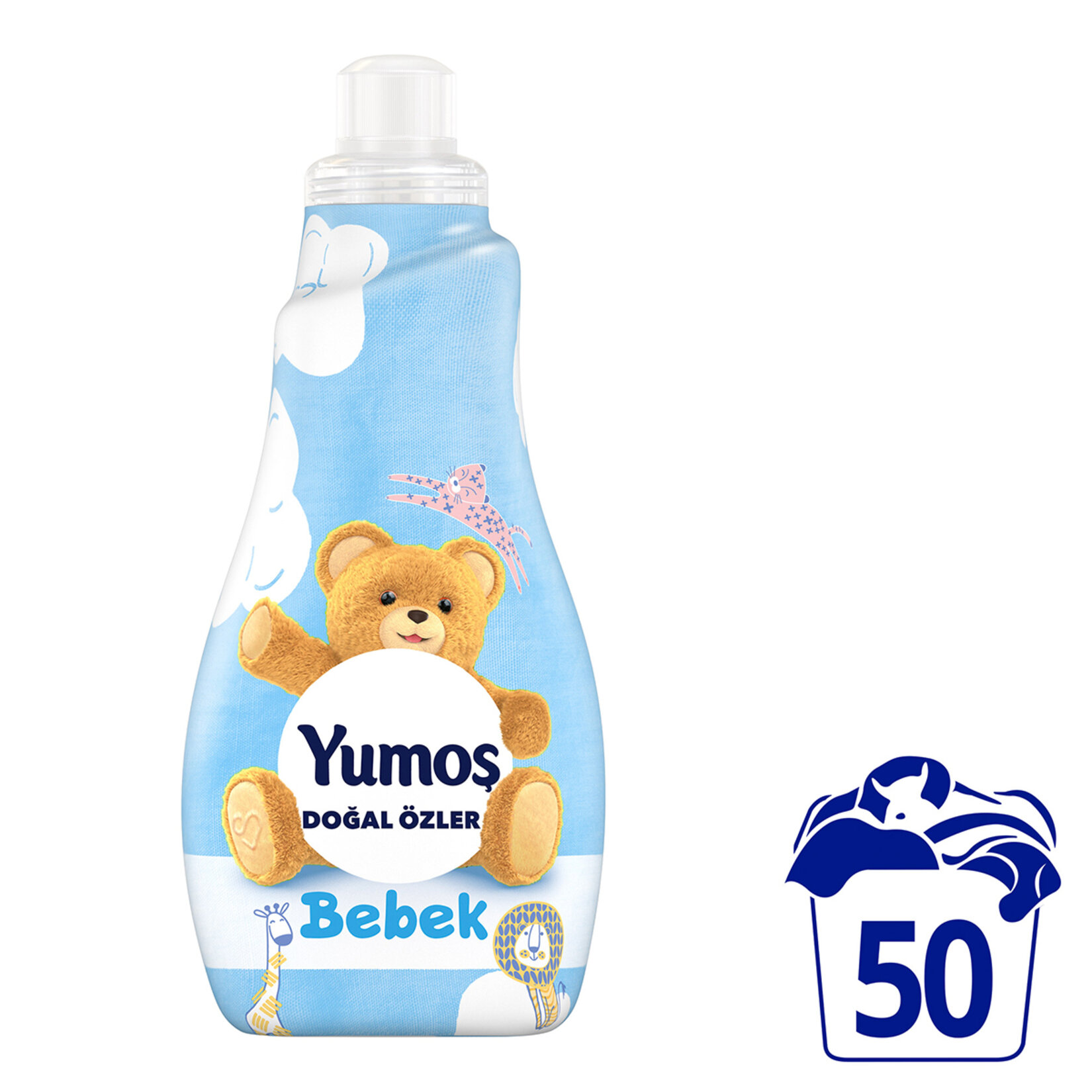 Yumoş Ekstra Sensetive 50 Yıkama 1200 Ml - Görsel 2