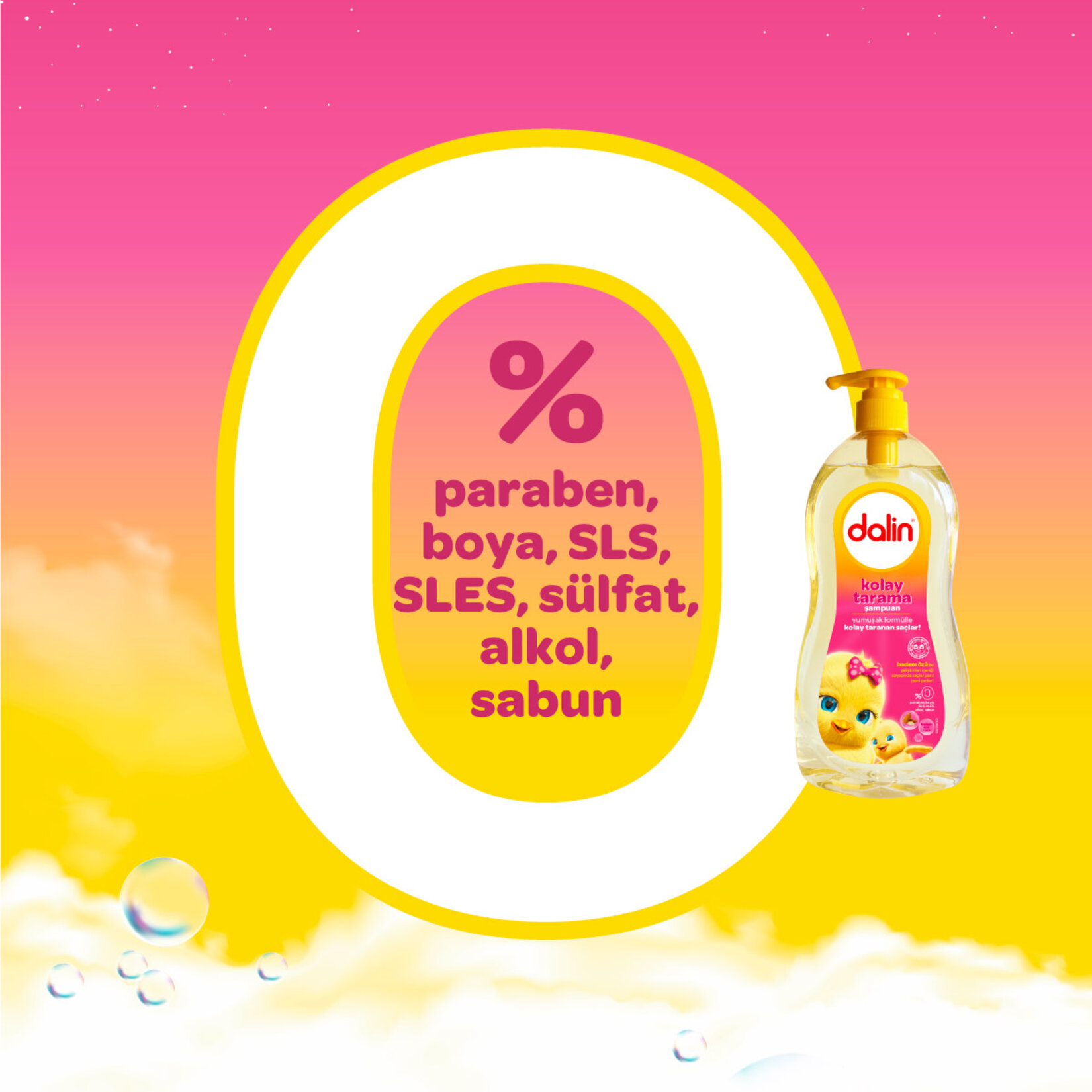 Dalin Kolay Tarama Bebek Şampuanı 700 Ml - Görsel 5