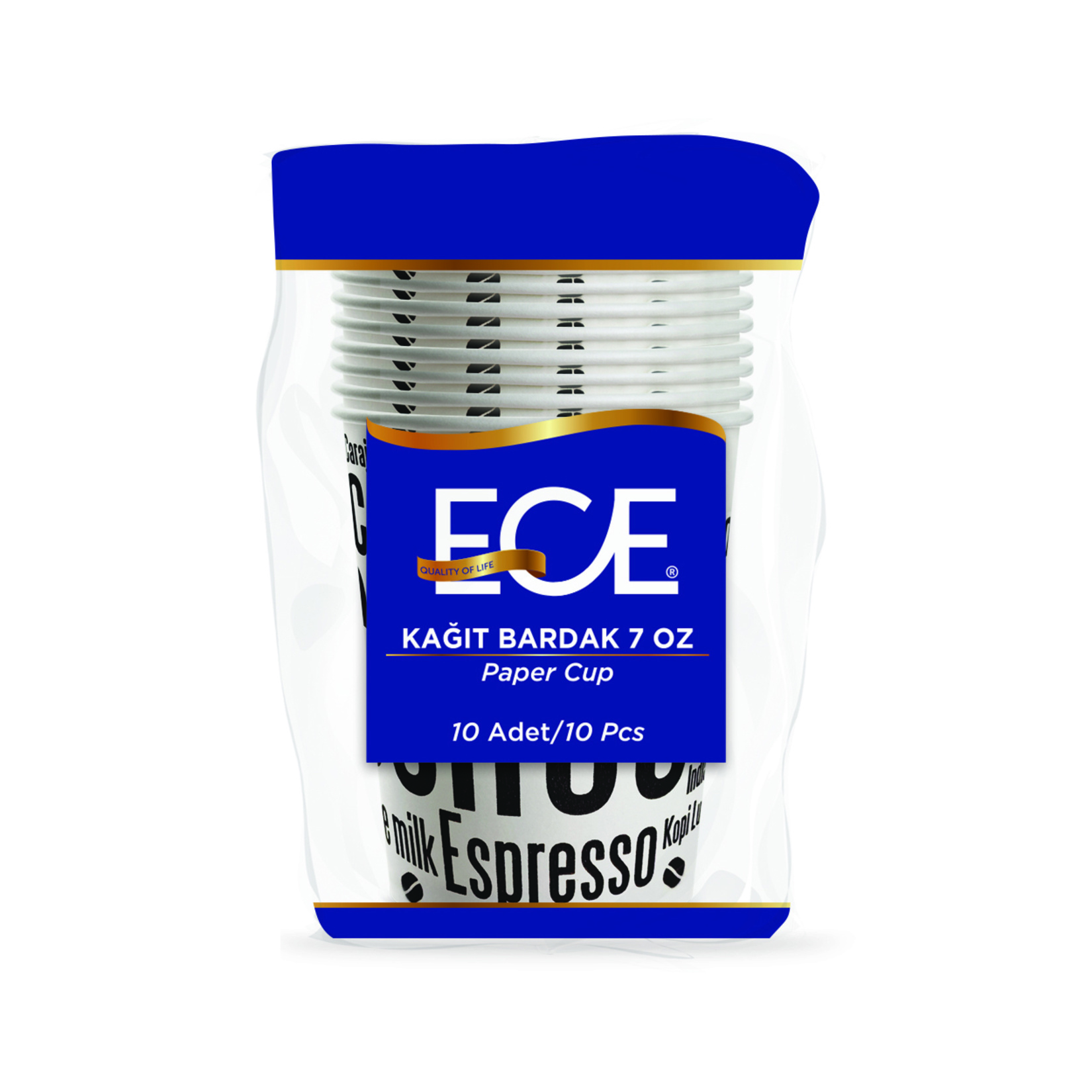 Ece Kağıt Bardak 7 Oz 10'lu