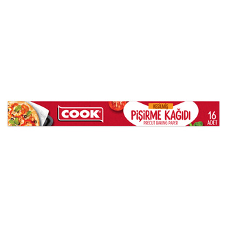 Cook Kesilmiş Yağlı Pişirme Kağıdı 16'lı