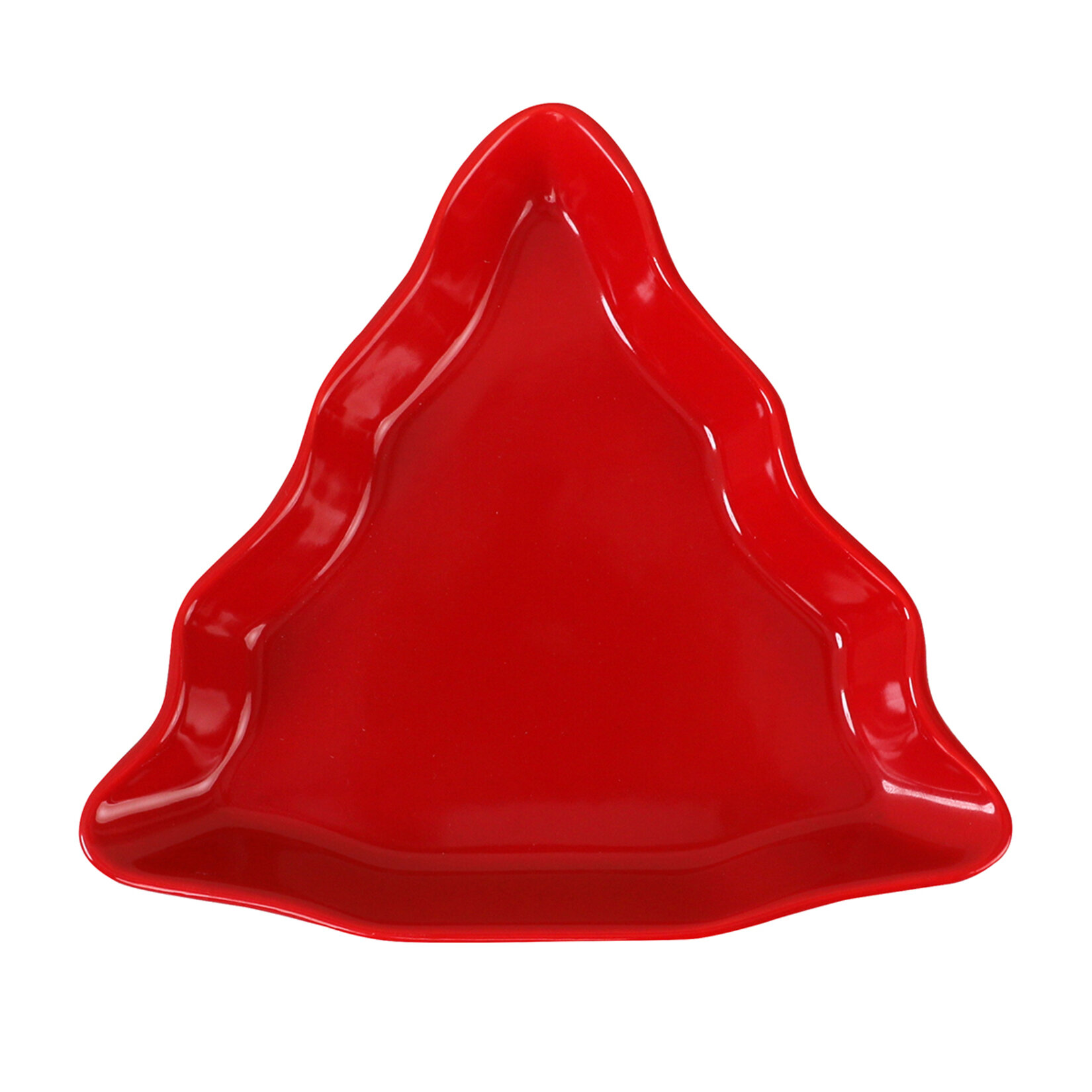 Keramika Çam Ağacı Seramik Sunum Tabağı 22 Cm - Görsel 1