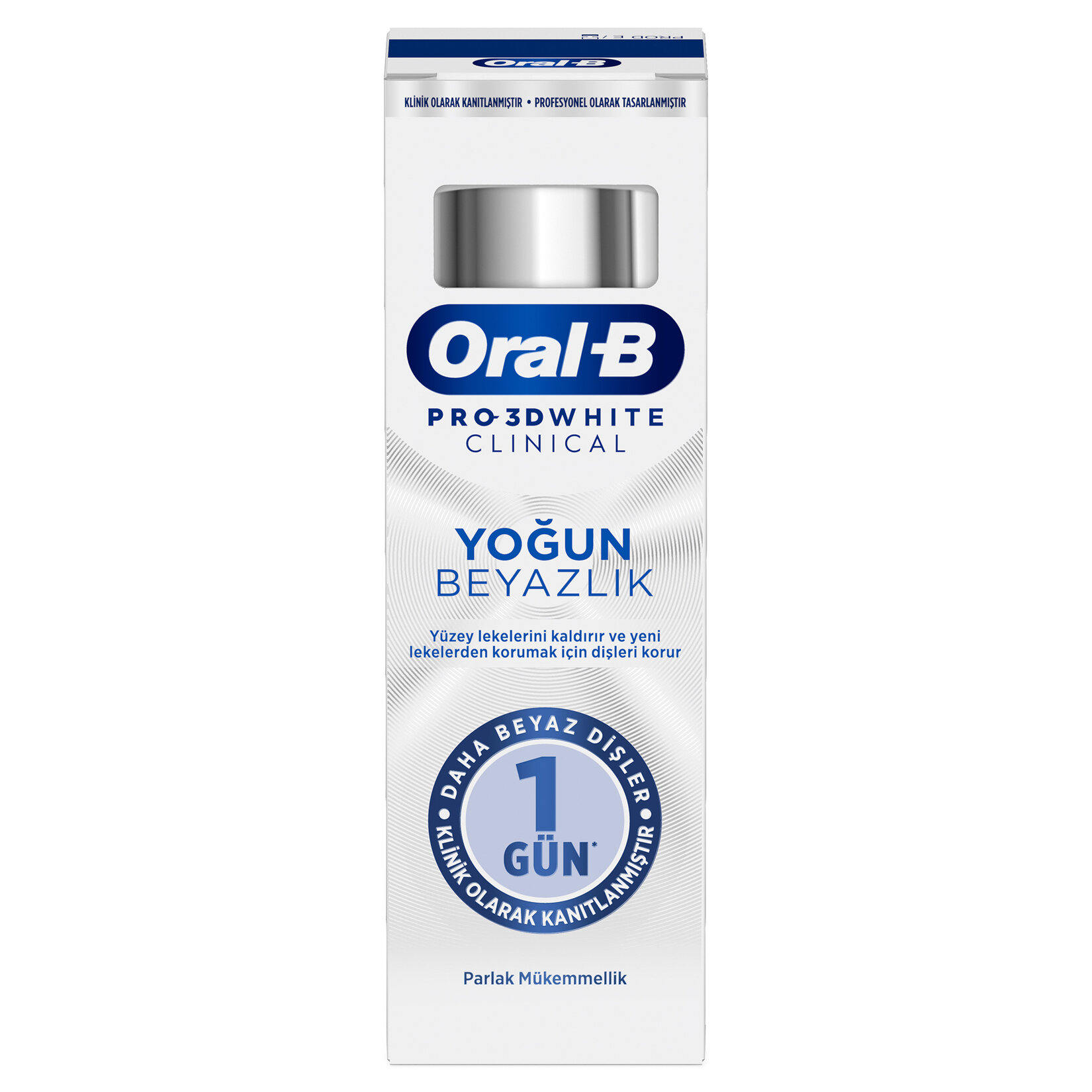 Oral-B 3D White Clinical Parlak Mükemmellik Diş Macunu 75 Ml - Görsel 1