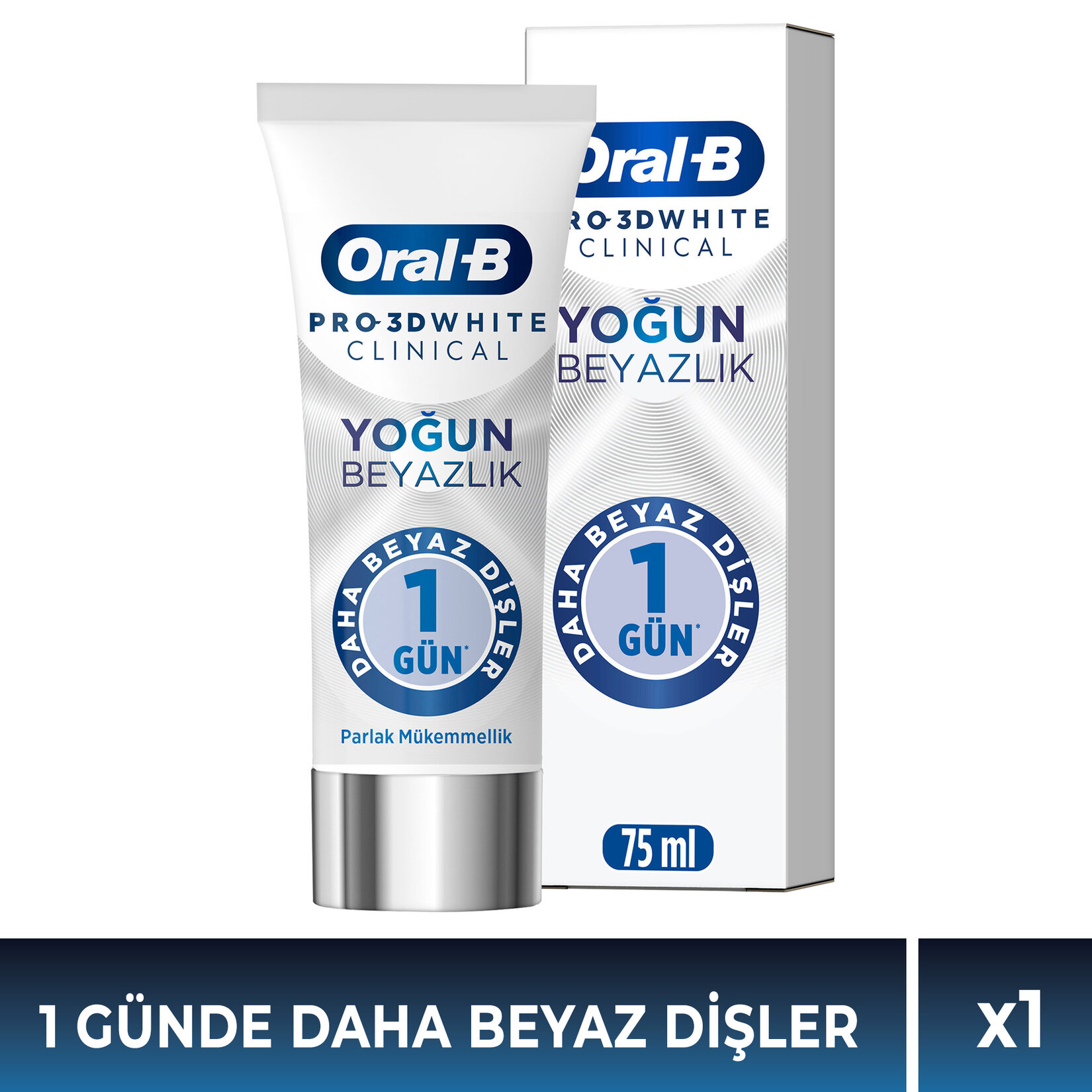 Oral-B 3D White Clinical Parlak Mükemmellik Diş Macunu 75 Ml - Görsel 2