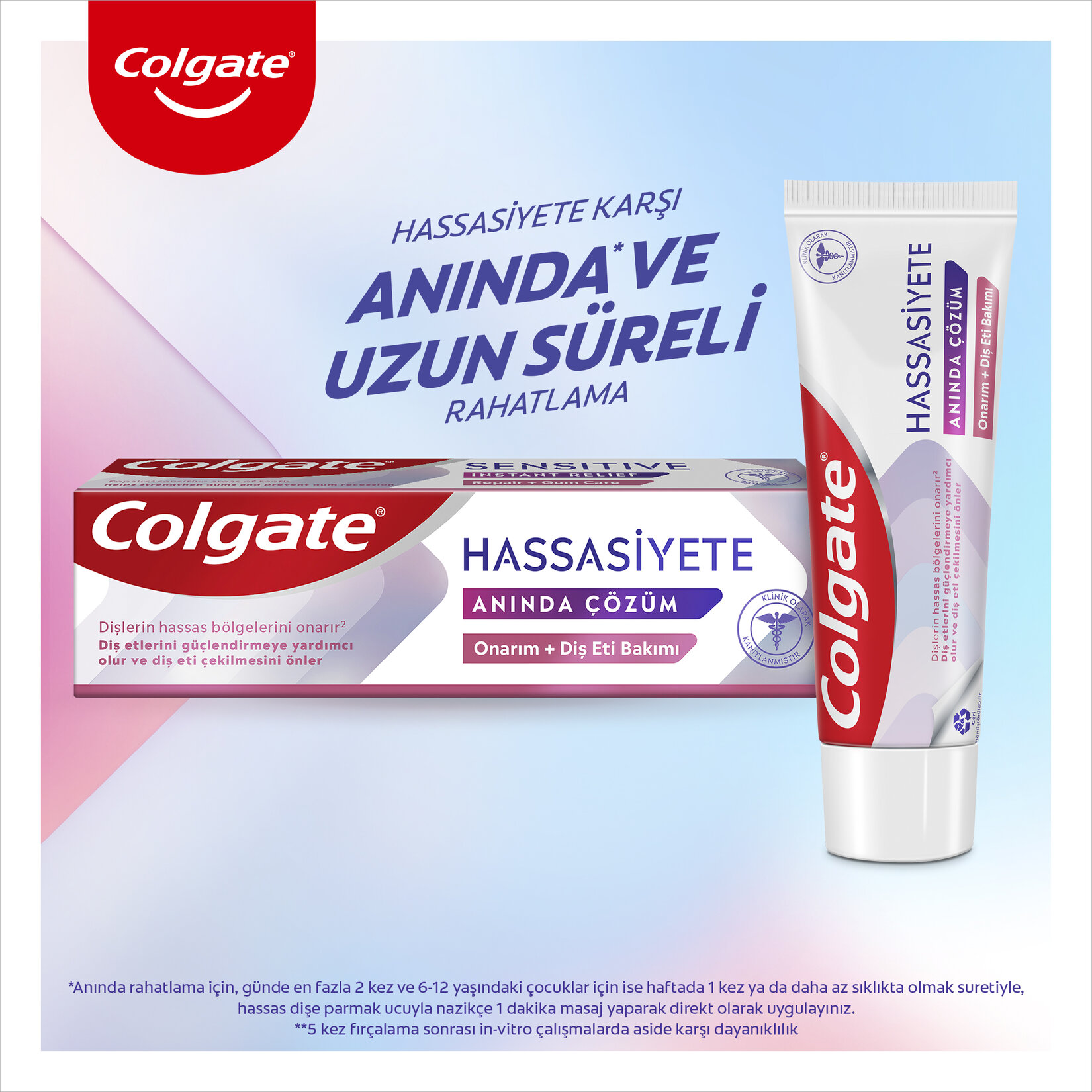 Colgate Hassasiyete Anında Çözüm Onarım ve Diş Eti Bakımı Diş Macunu 75 ml - Görsel 5