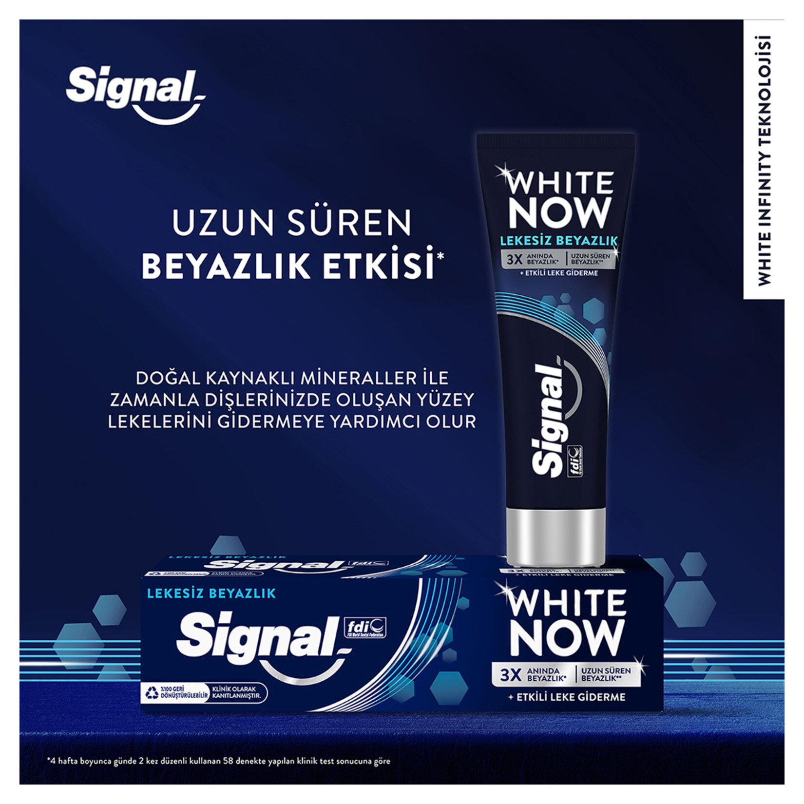 Signal White Now Diş Macunu Lekesiz Beyazlık 75 Ml - Görsel 4