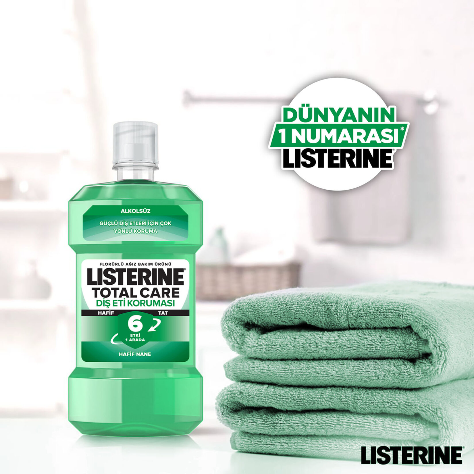 Lısterıne Diş Ve Diş Eti Koruması Hafif Tat 500 Ml - Görsel 4