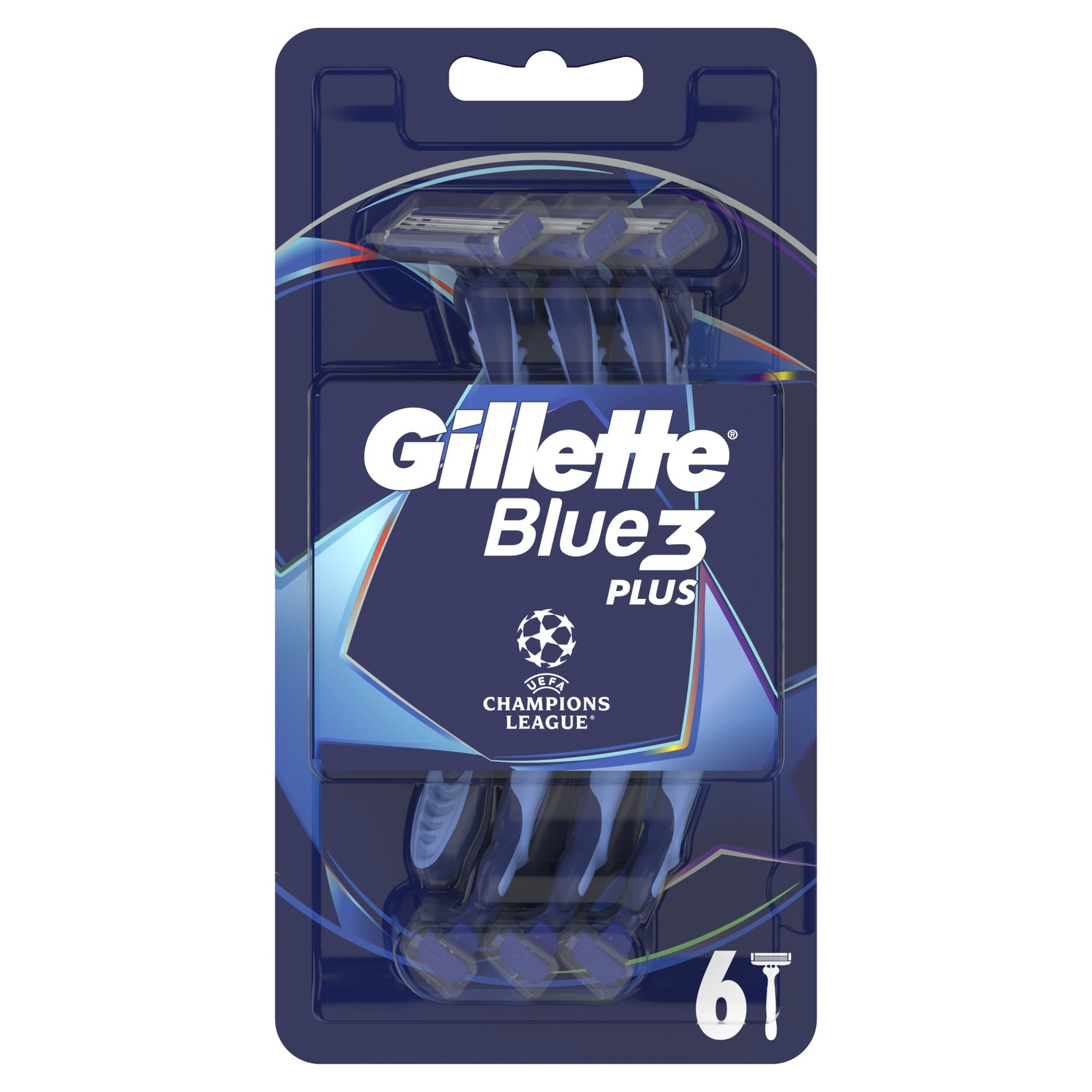 Gillette Blue3 Plus Comfort Tıraş Bıçağı 6'lı - Görsel 1