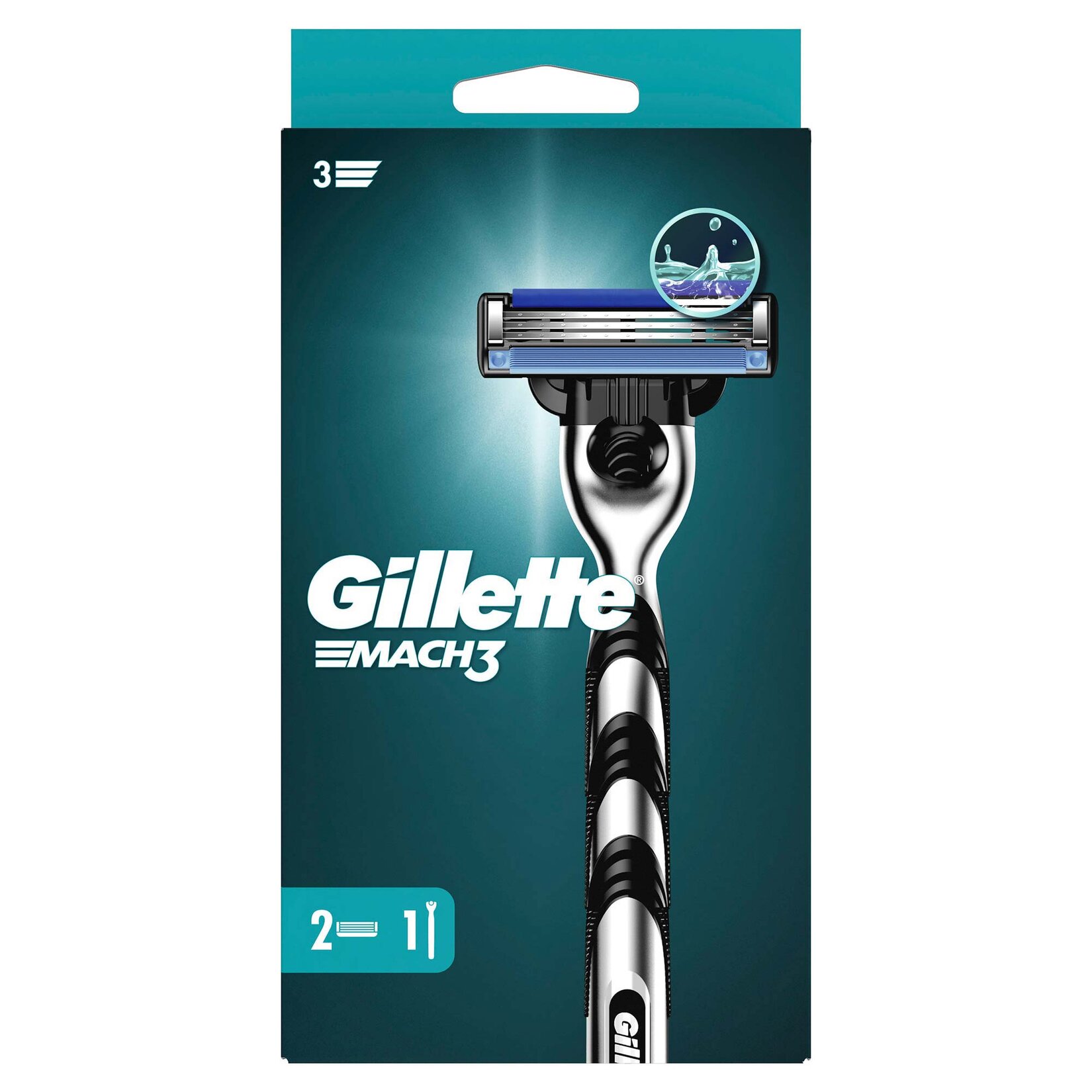 Gillette Mach3 Tıraş Makinesi + Yedek Tıraş Bıçağı - Görsel 1