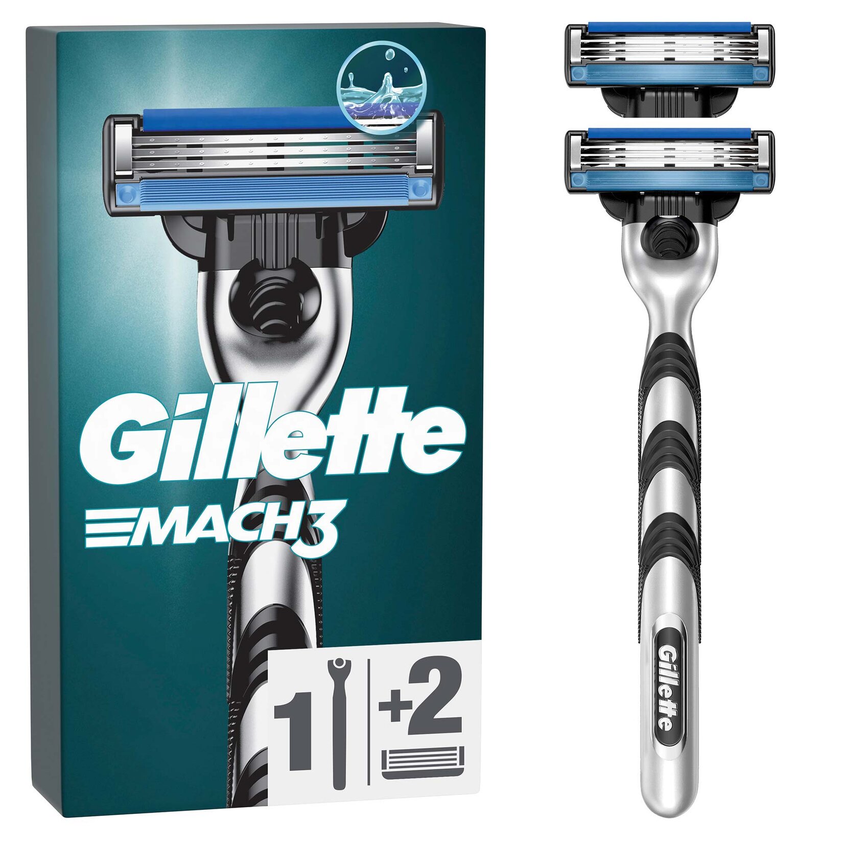 Gillette Mach3 Tıraş Makinesi + Yedek Tıraş Bıçağı - Görsel 2