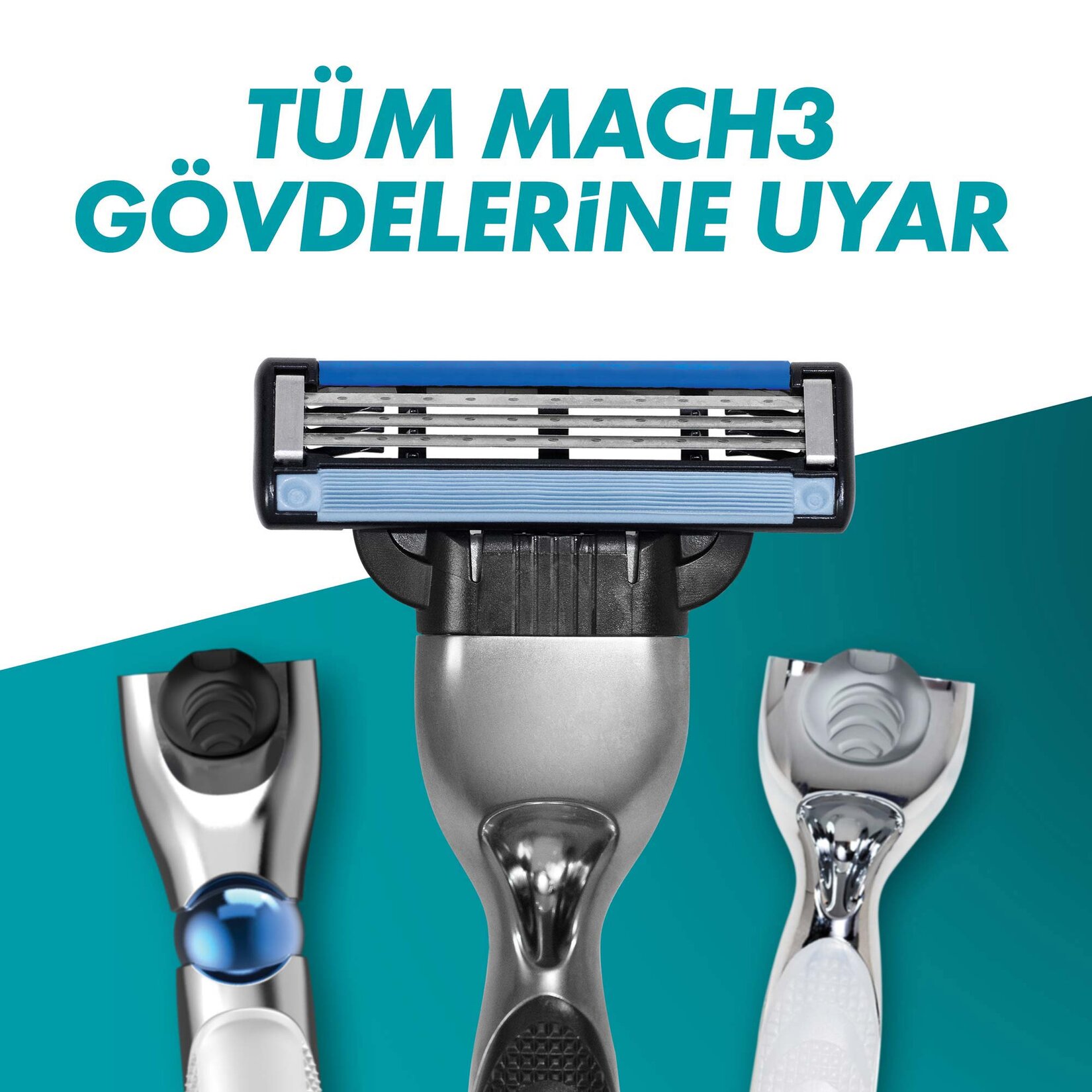 Gillette Mach3 Tıraş Makinesi + Yedek Tıraş Bıçağı - Görsel 7