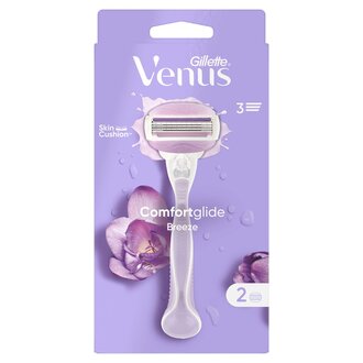Gillette Venus Comfortglide Breeze Tıraş Makinesi + 2 Adet Yedek Başlık