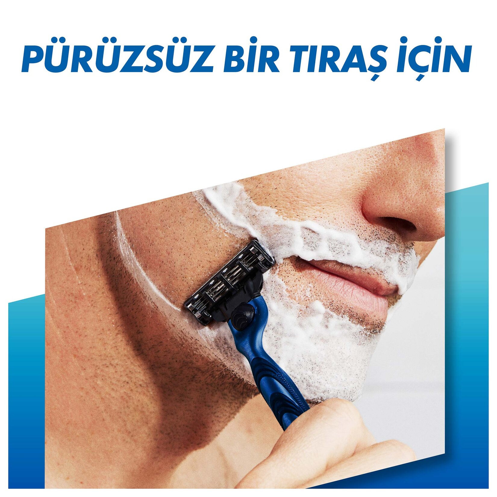 Gillette Mach3 Start Tıraş Makinesi + Yedek Tıraş Bıçağı - Görsel 3