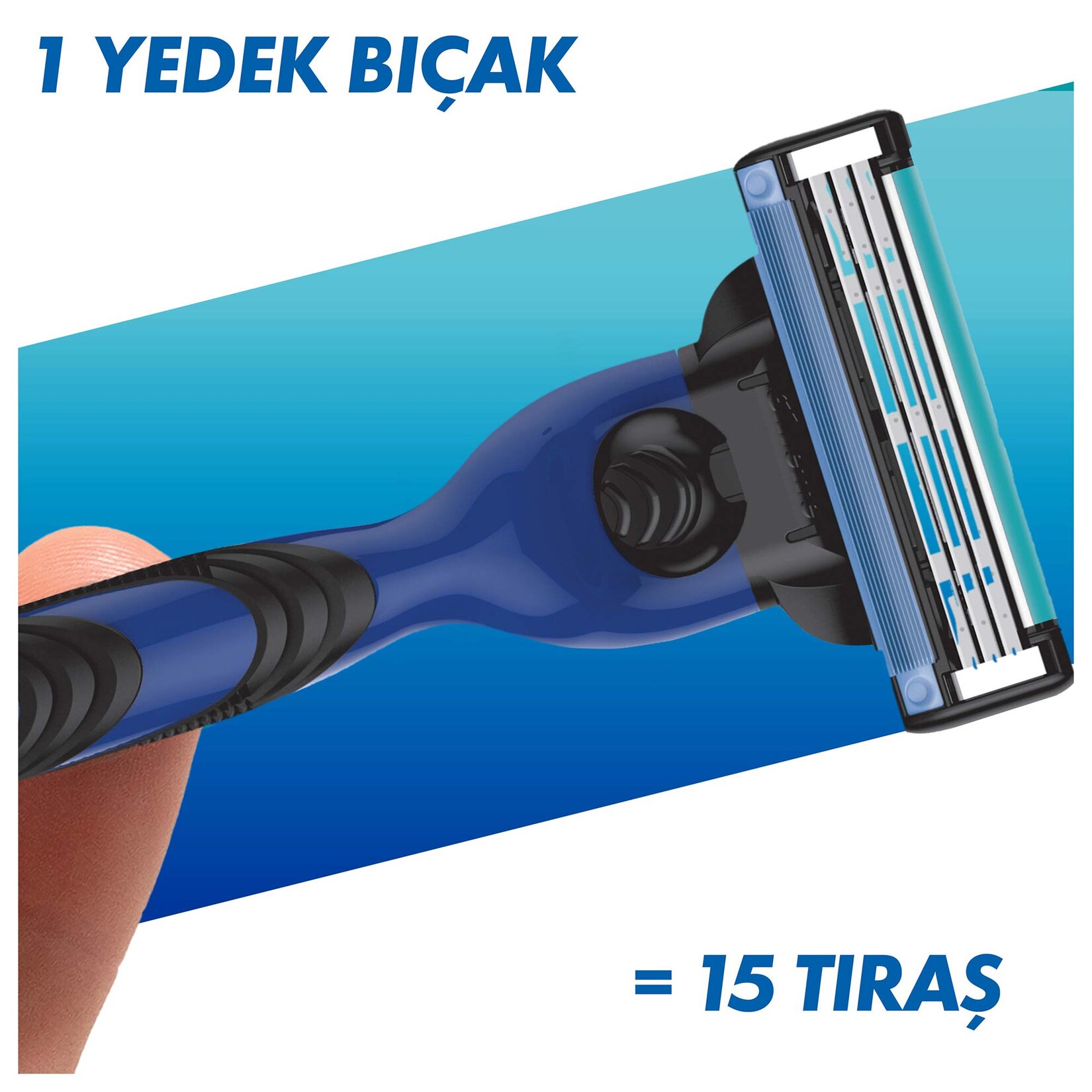 Gillette Mach3 Start Tıraş Makinesi + Yedek Tıraş Bıçağı - Görsel 6