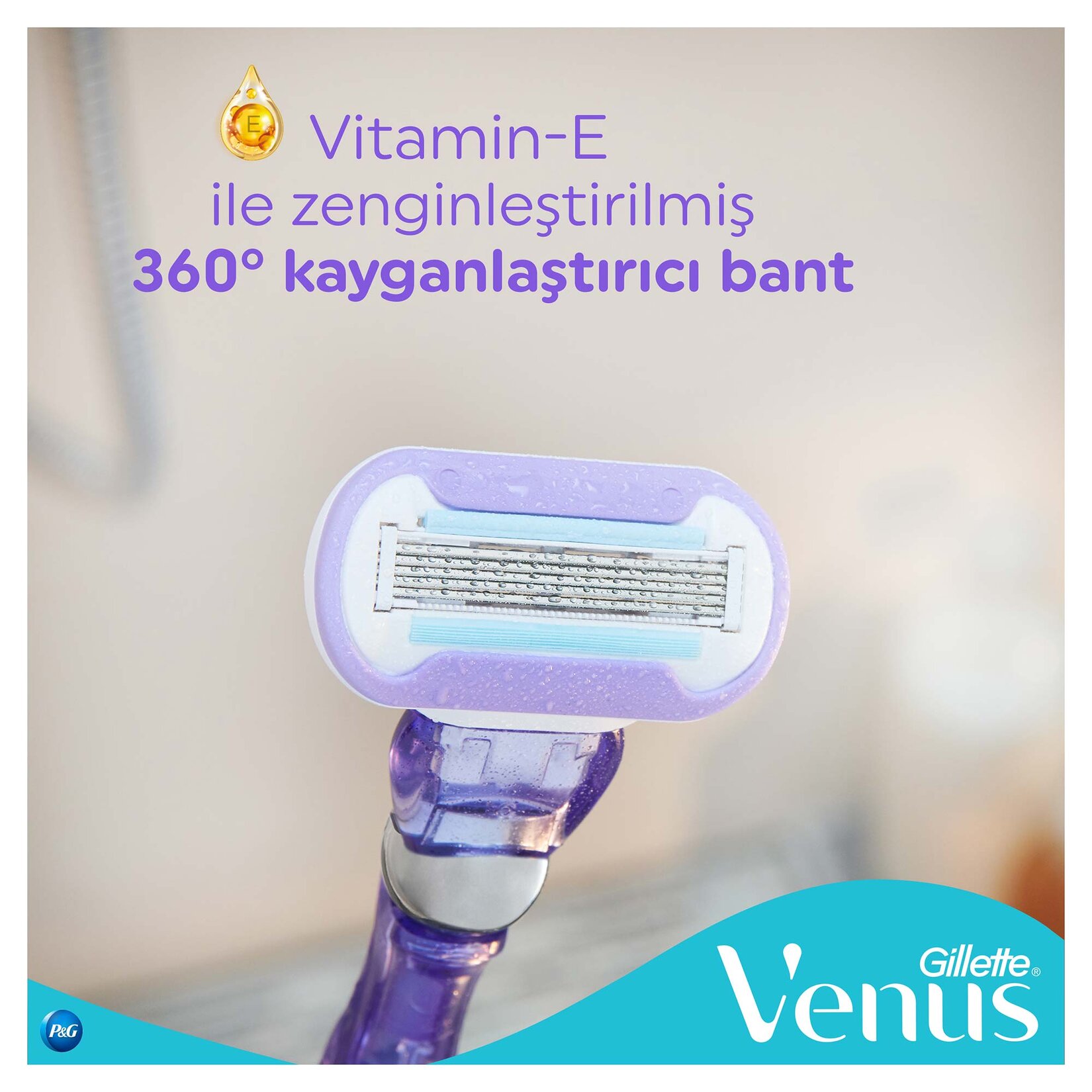Gillette Venus Extra Smooth Swirl Tıraş Makinesi + Yedek Başlık - Görsel 4