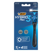 BIC Hybrid 3 Flex Sistem Tıraş Bıçağı 1 Sap + 4 Yedek Kartuş - Görsel 1