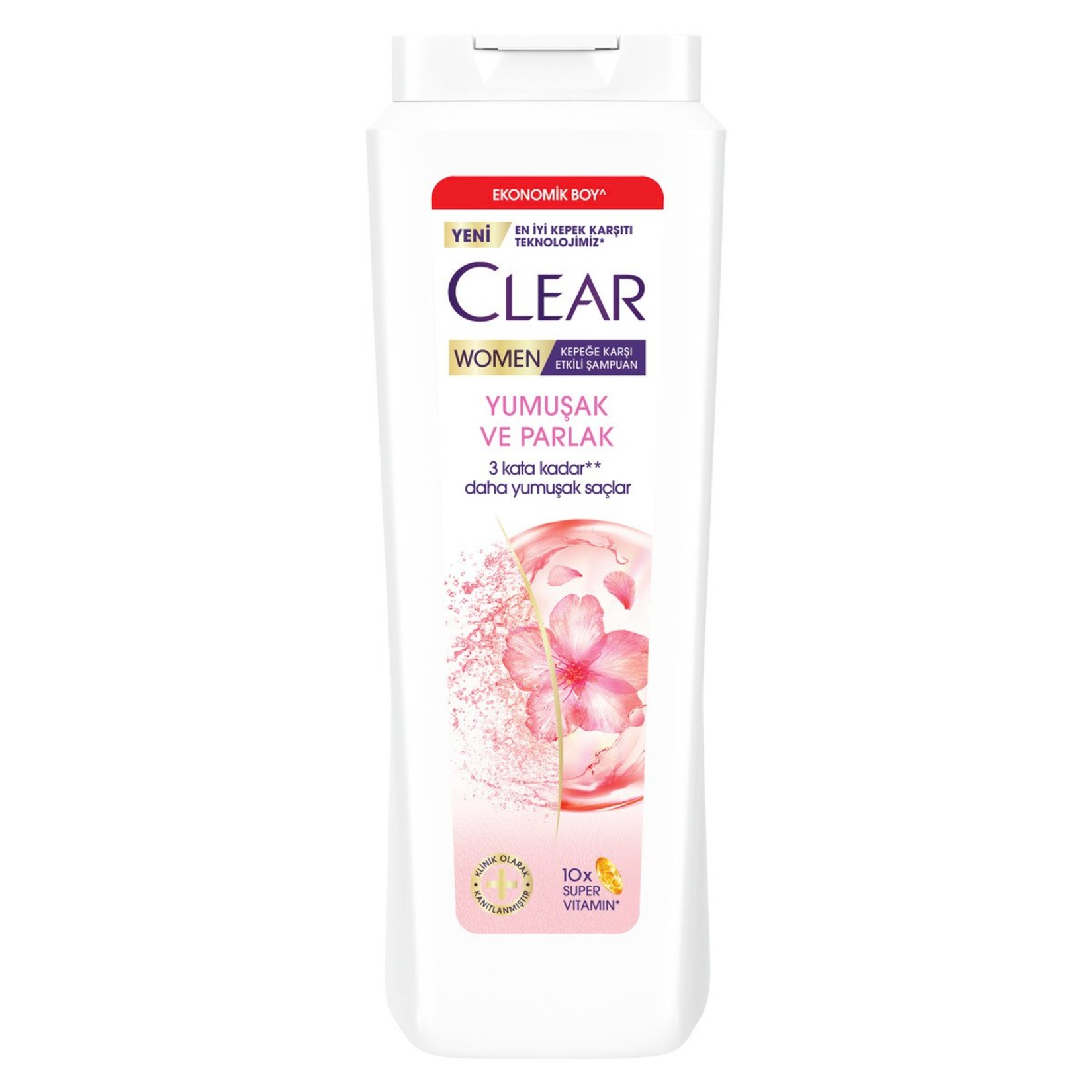 Clear Besleyici Şampuan Yumuşak ve Parlak Saçlar 600 ML - Görsel 1