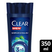 Clear Men 3 in 1 Şampuan & Duş Jeli Ferahlatıcı Mentol Etkisi Saç Yüz Vücut İçin 350 ml - Görsel 2