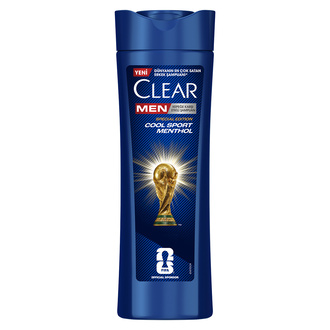 Clear Men Kepeğe Karşı Etkili Şampuan Cool Sport Menthol Ferahlatıcı Mentol Etkisi 350 ml