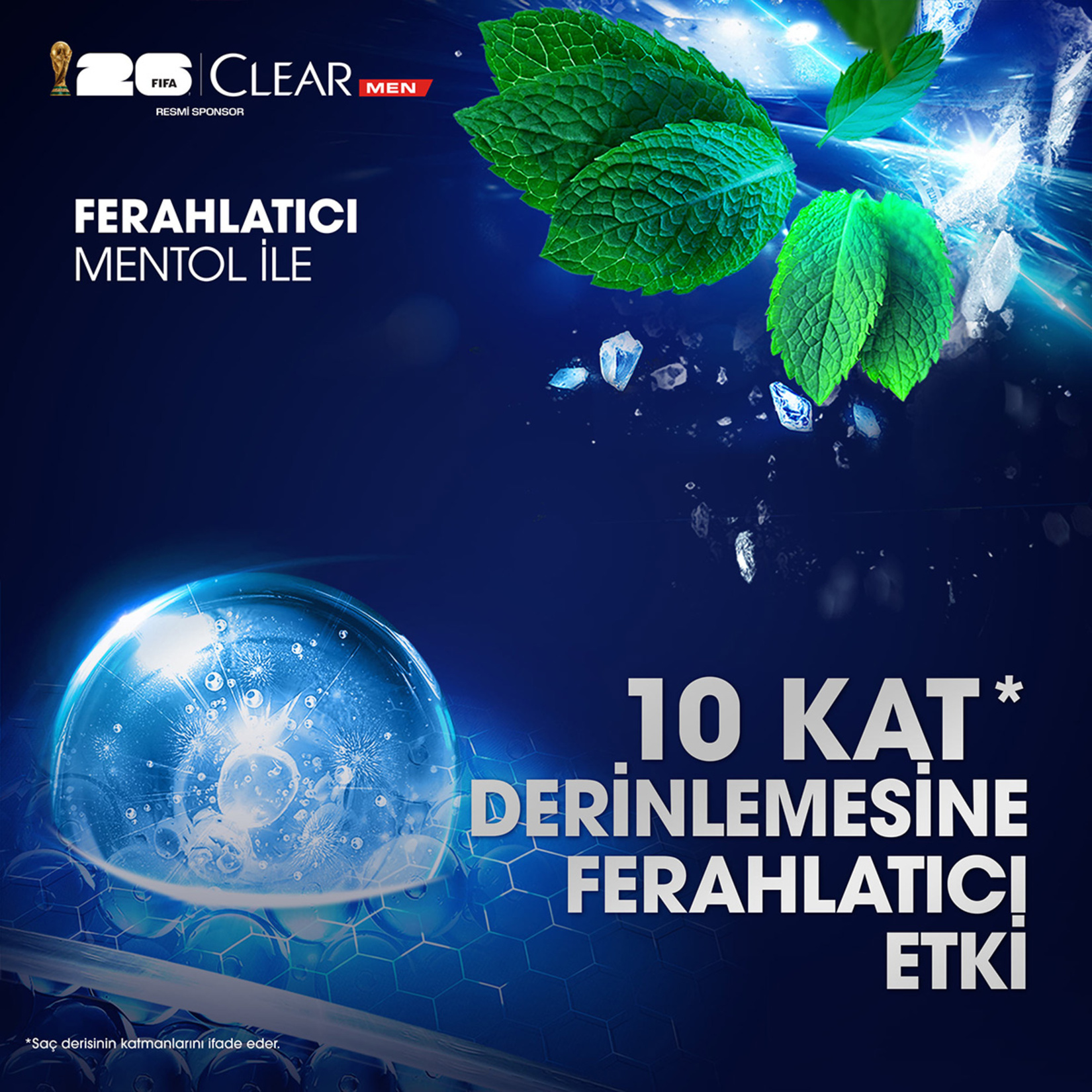 Clear Men Kepeğe Karşı Etkili Şampuan Cool Sport Menthol Ferahlatıcı Mentol Etkisi 350 ml - Görsel 7