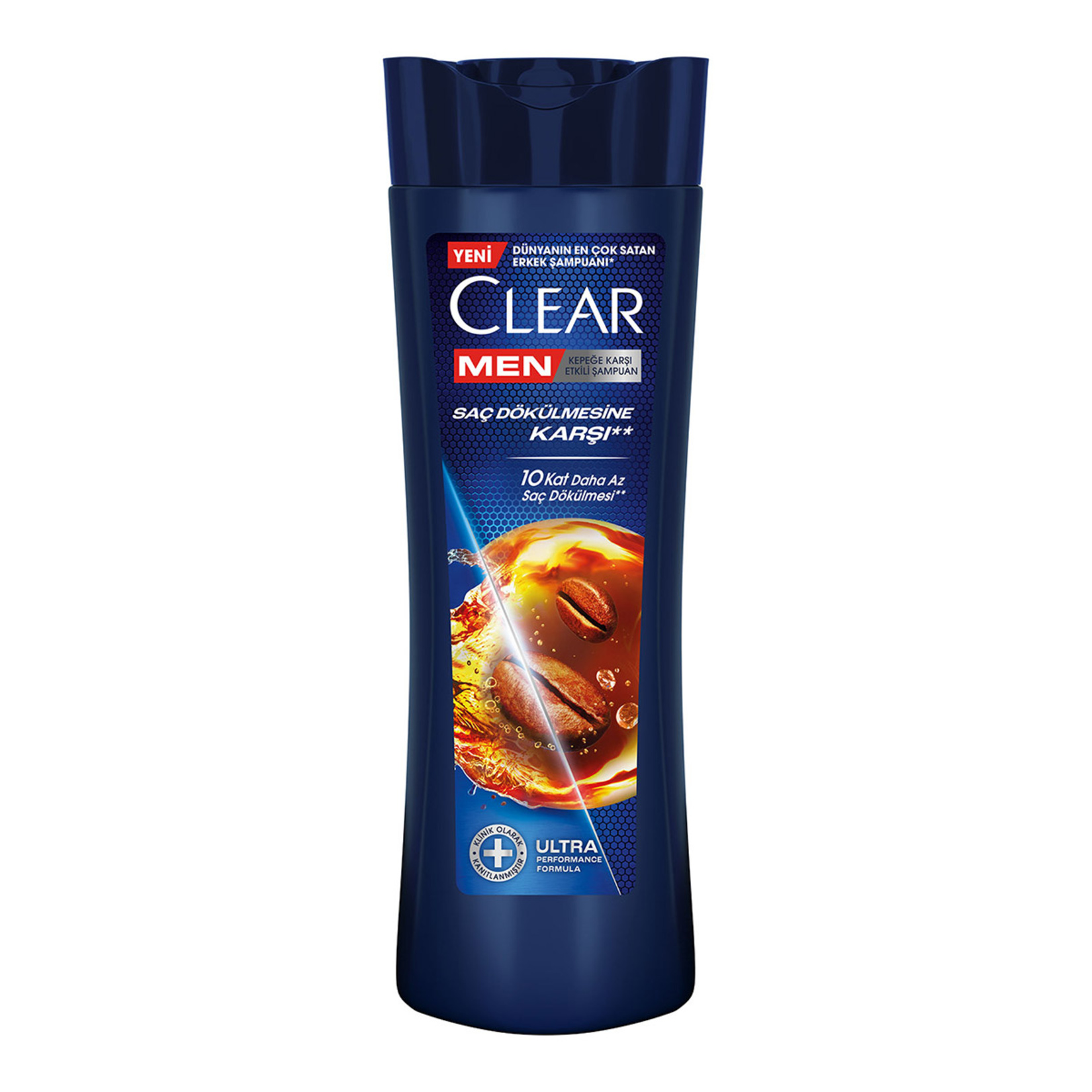 Clear Men Kepeğe Karşı Etkili Şampuan Saç Dökülmesine Karşı Kahve Çekirdeği Özü 350 ml - Görsel 1
