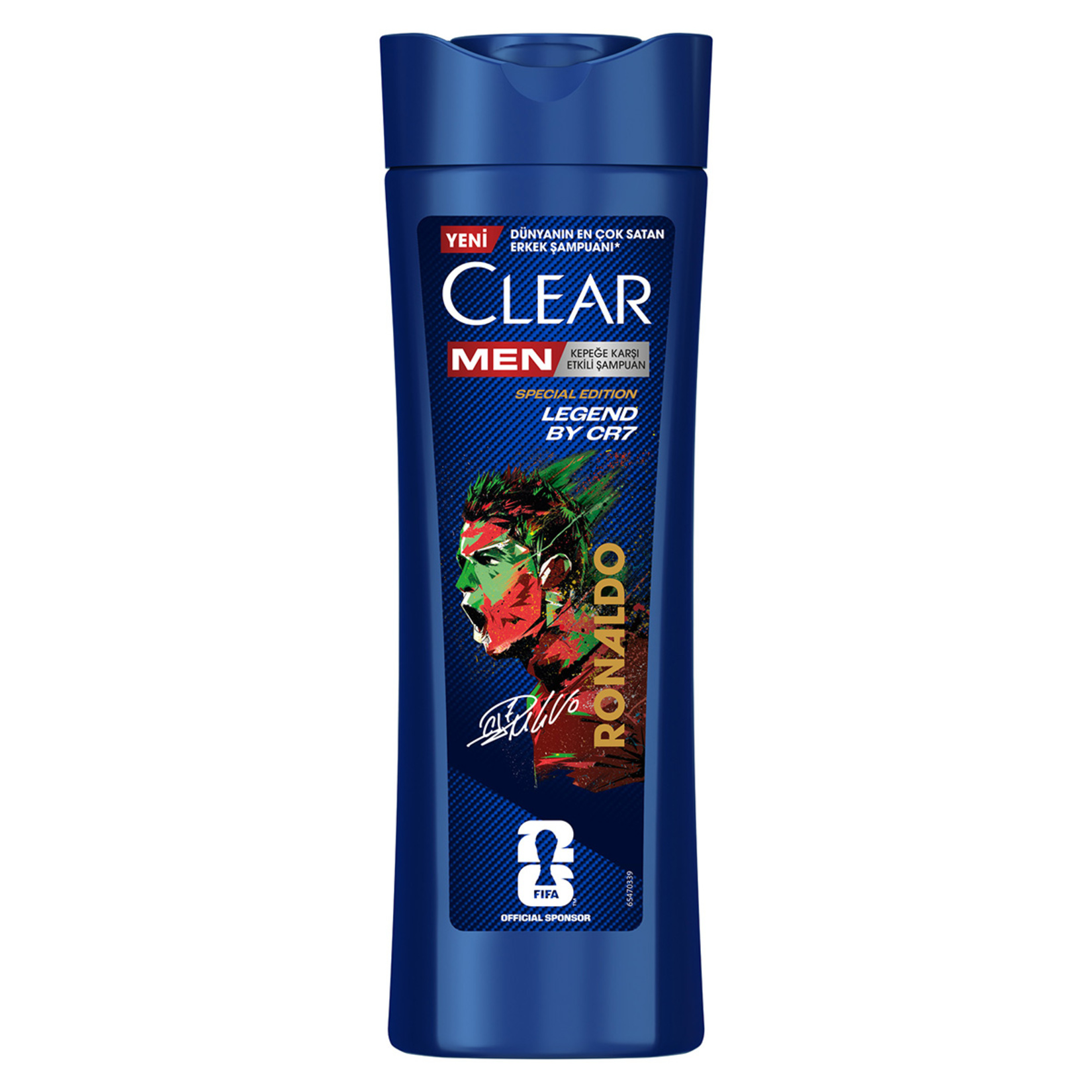Clear Men Kepeğe Karşı Etkili Şampuan Legend By CR7 Cristiano Ronaldo 350 ml - Görsel 1