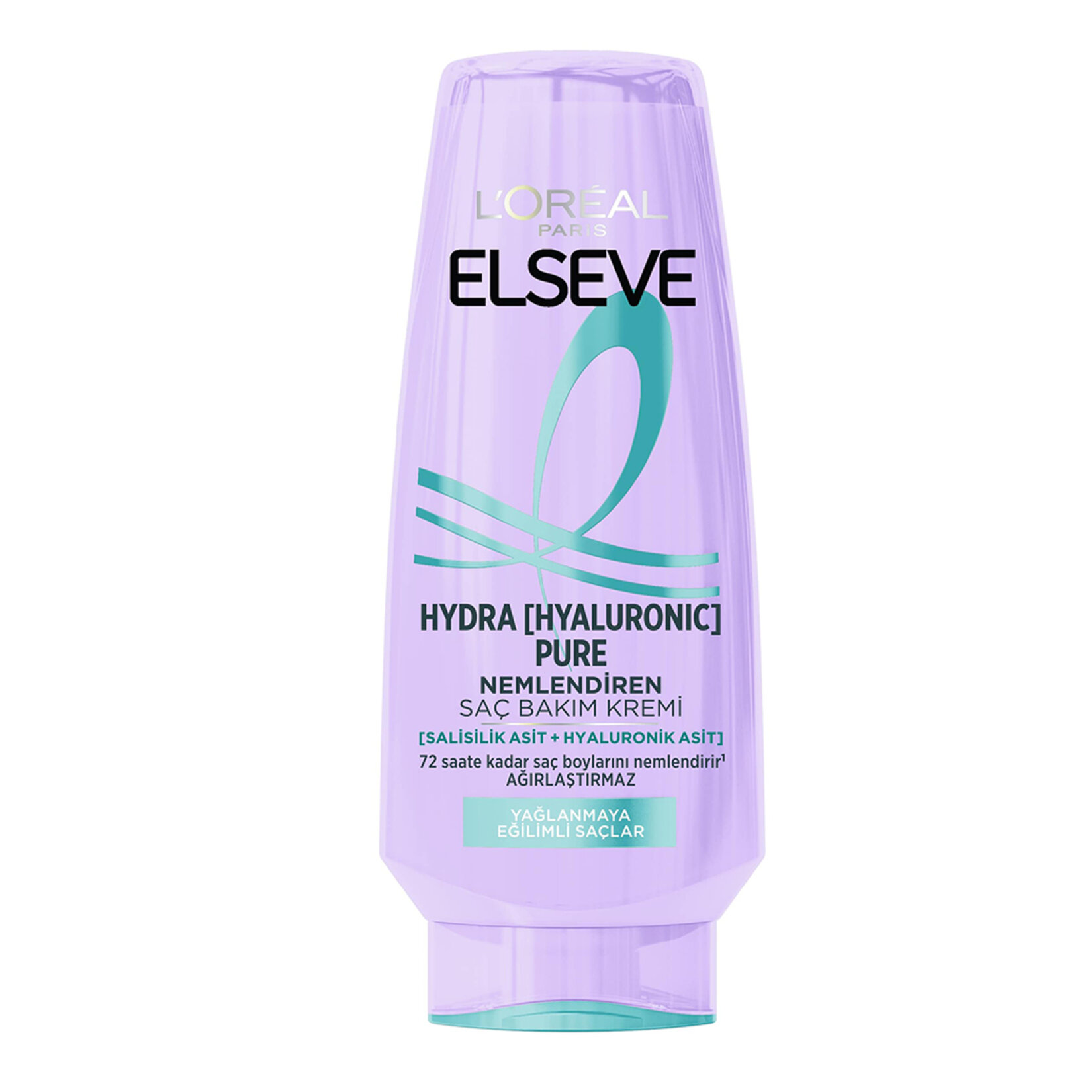 L'Oréal Paris Elseve Hydra [Hyaluronic] Pure Salisilik Asit içeren Yağlanma Karşıtı Nemlendirici Saç Kremi 250 Ml - Görsel 1
