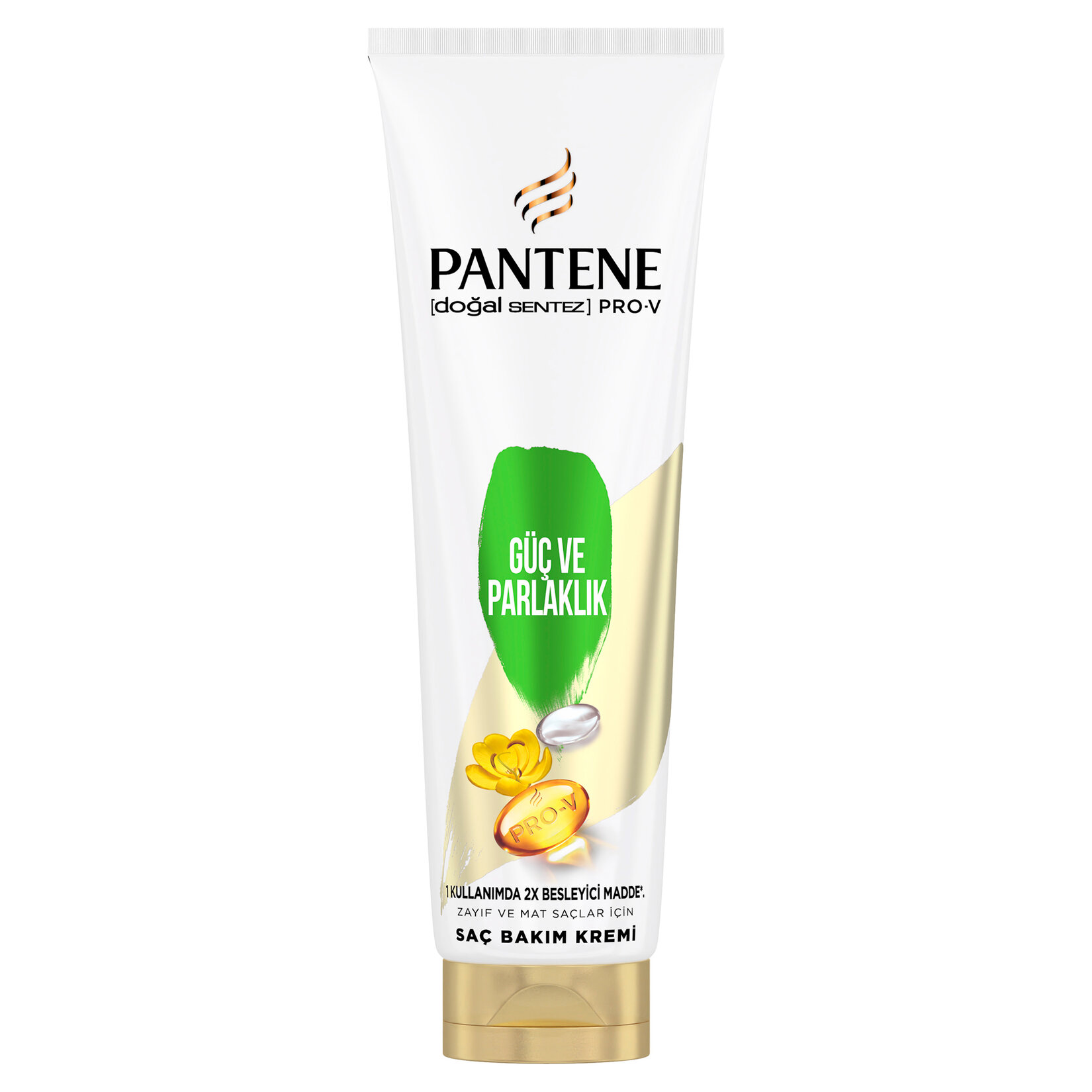 Pantene Doğal Sentez Güç ve Parlaklık Saç Bakım Kremi 275 Ml - Görsel 1