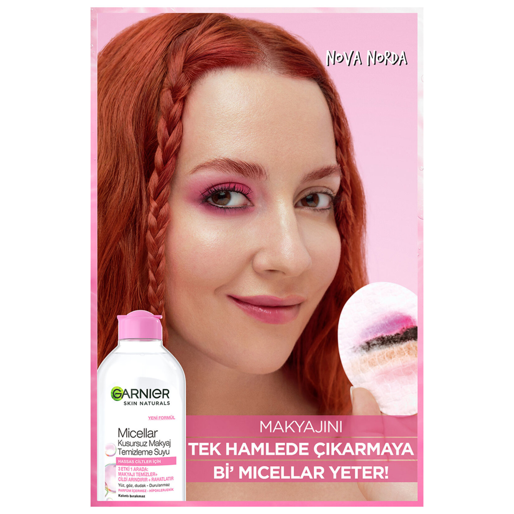 Garnier Micellar Kusursuz Makyaj Temizleme Suyu 400ML - Görsel 7