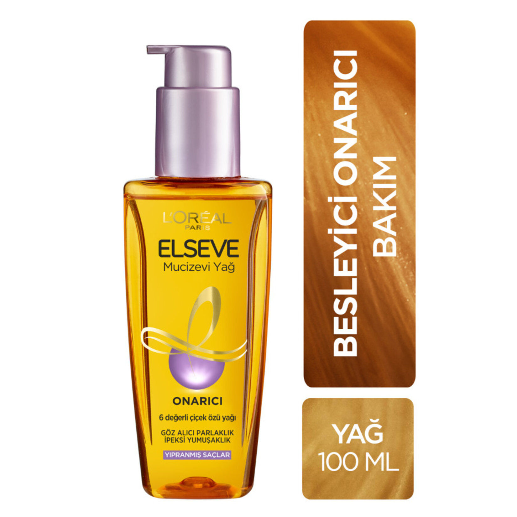 L'Oréal Paris Elseve Mucizevi Onarıcı Bakım Yağı 100 Ml - Görsel 2
