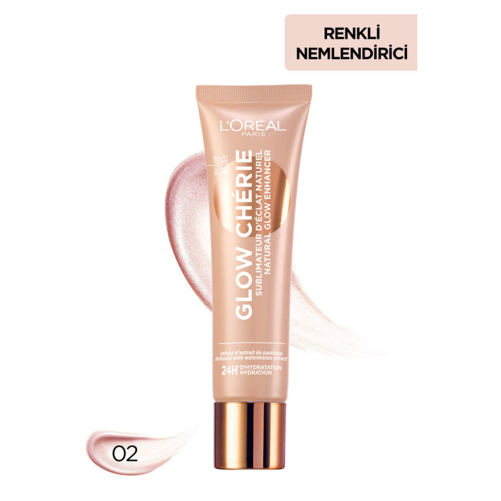 L'Oréal Paris Glow Chérie Işıltı Veren Renkli Nemlendirici Light Glow - Görsel 1