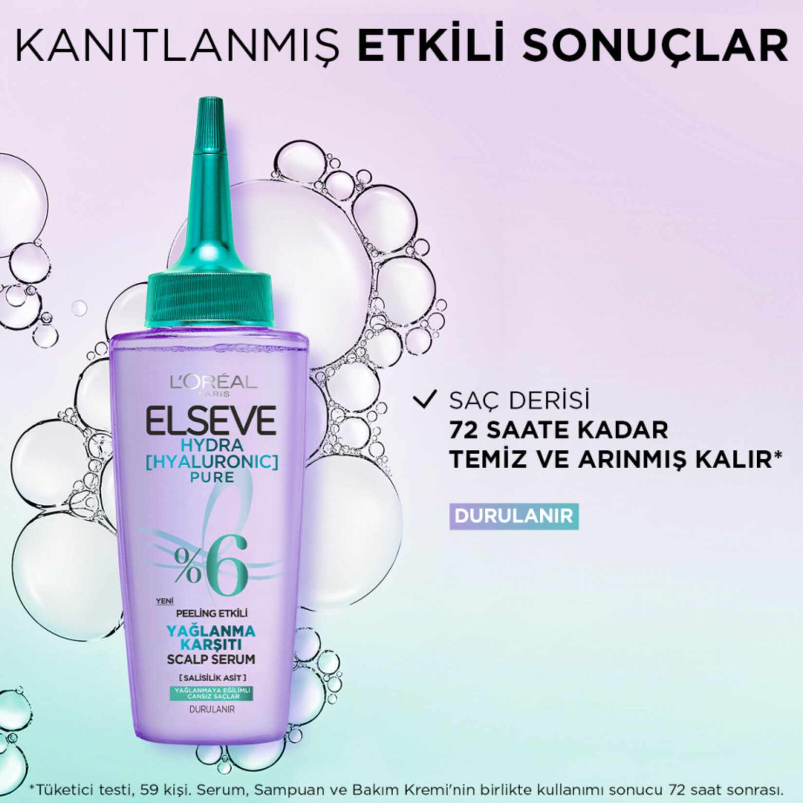L'Oréal Paris Elseve Hydra Pure Yağlanma Karşıtı Peeling Etkili Saç Derisi Serumu 102 Ml - Görsel 4