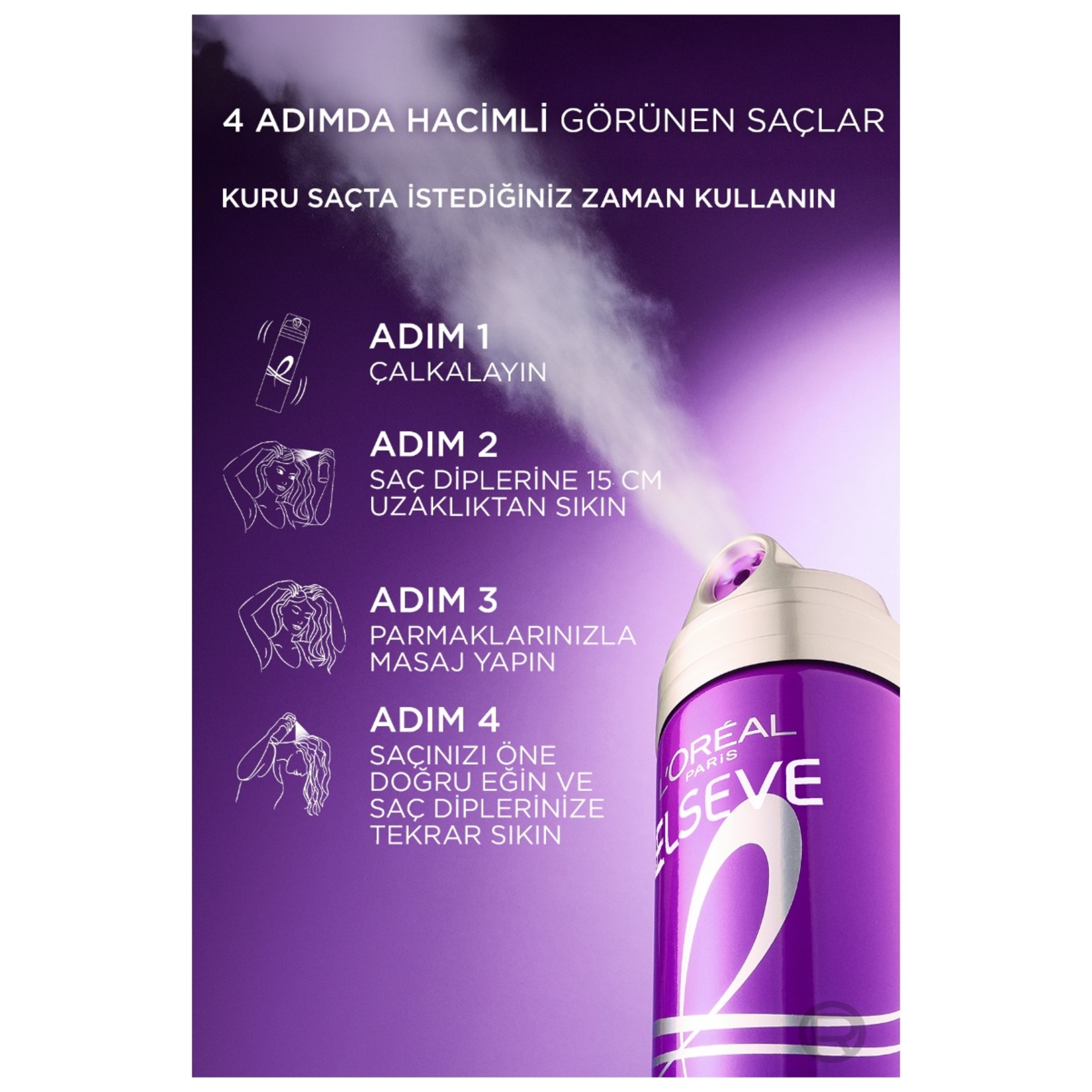 L'Oréal Paris Elseve Collagen Lifter Spray 200 Ml - Görsel 5