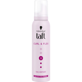 Taft Saç Köpüğü Curl & Flex  150 Ml